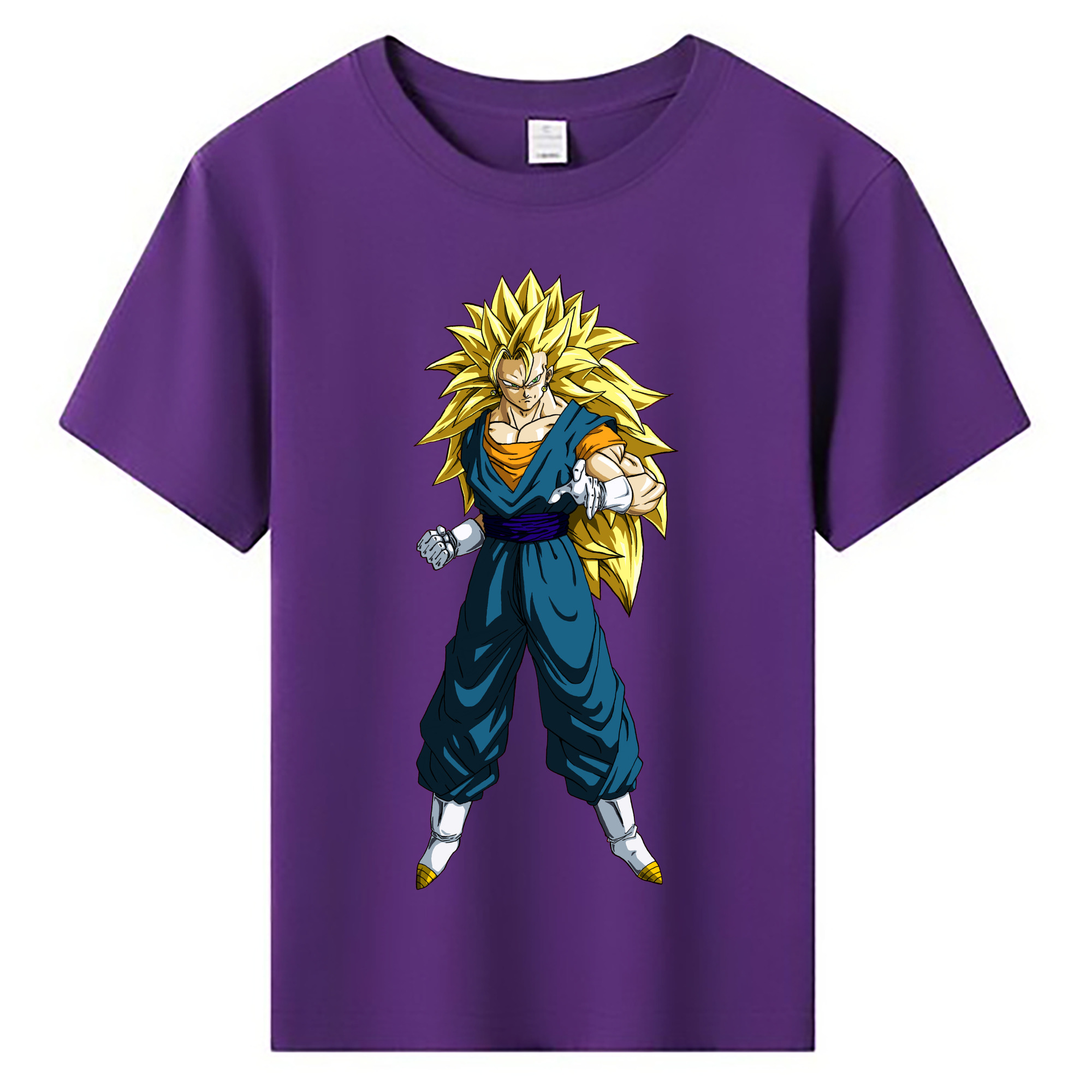 （画像用） ドラゴンボール ベジット DRAGON BALL Vegetto 綿100％キッズTシャツ（フロントプリント）