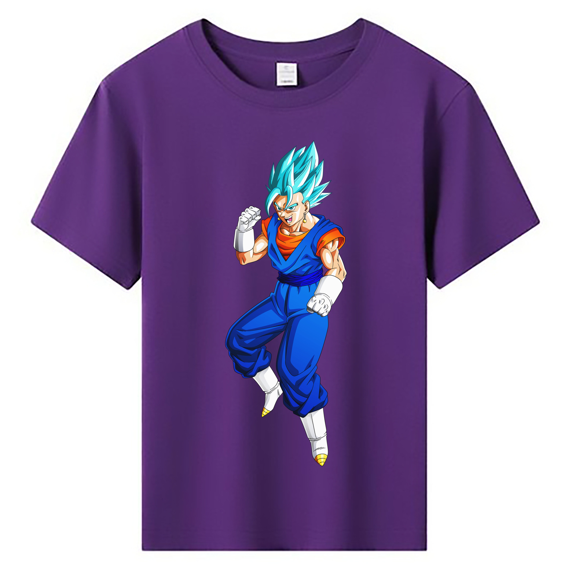 （画像用） ドラゴンボール ベジット DRAGON BALL Vegetto 綿100％キッズTシャツ（フロントプリント）