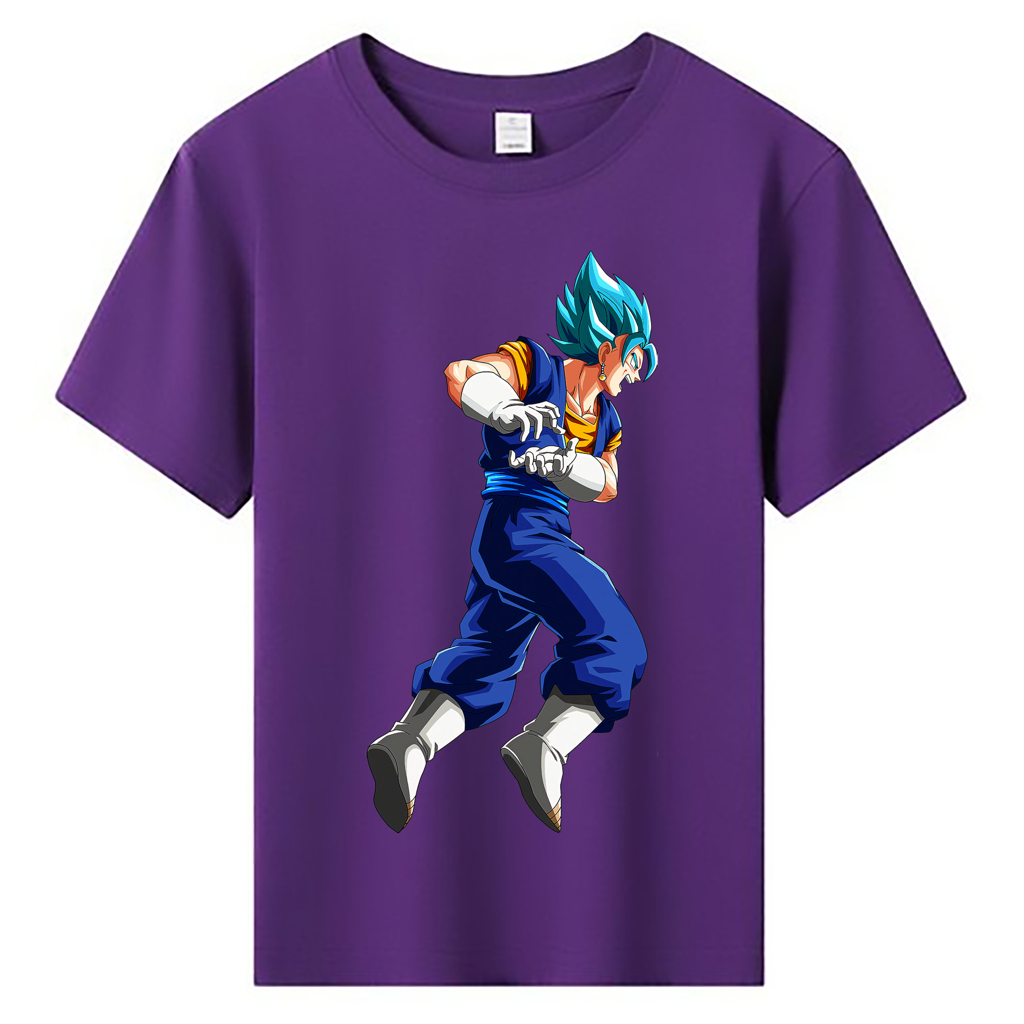 （画像用） ドラゴンボール ベジット DRAGON BALL Vegetto 綿100％キッズTシャツ（フロントプリント）