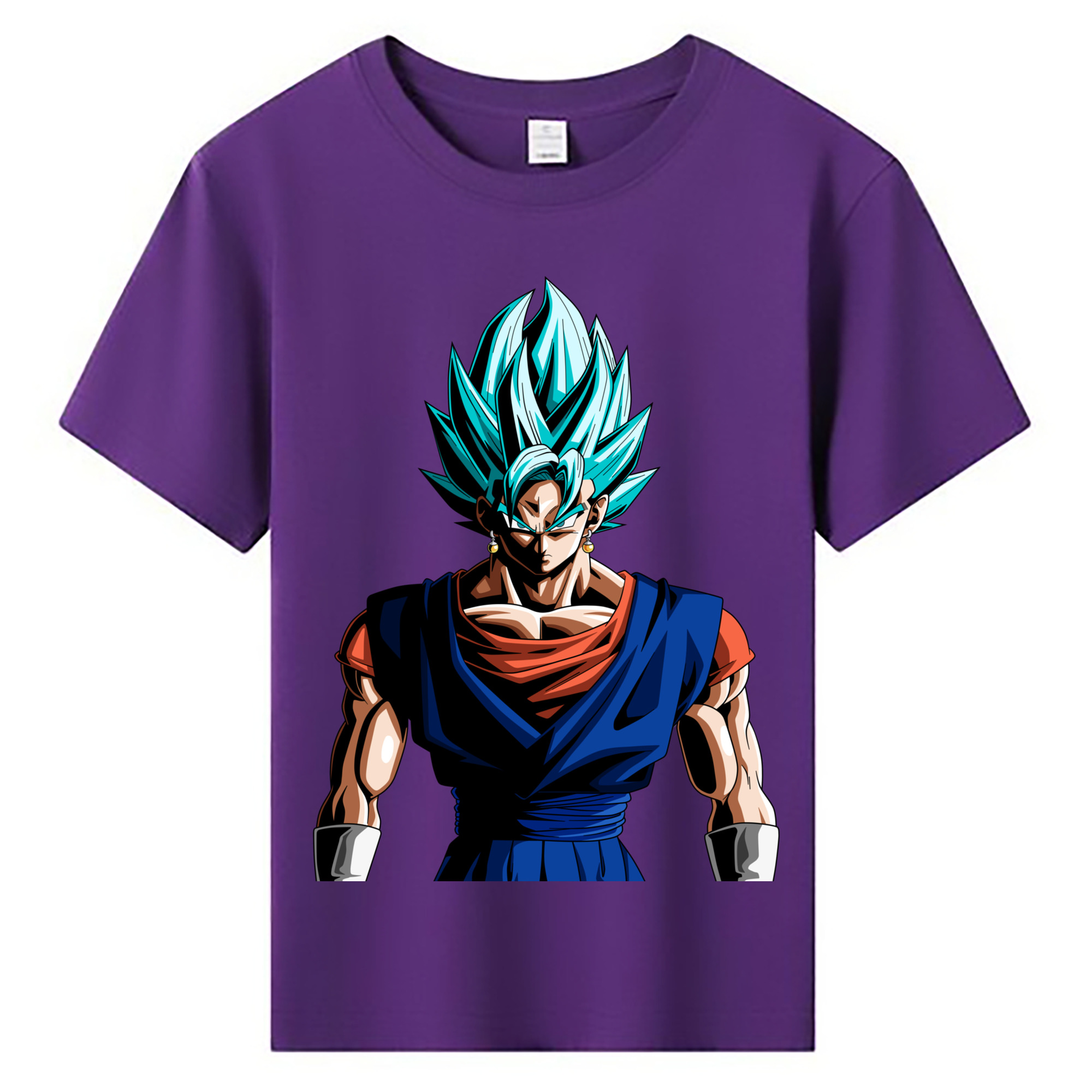 （画像用） ドラゴンボール ベジット DRAGON BALL Vegetto 綿100％キッズTシャツ（フロントプリント）