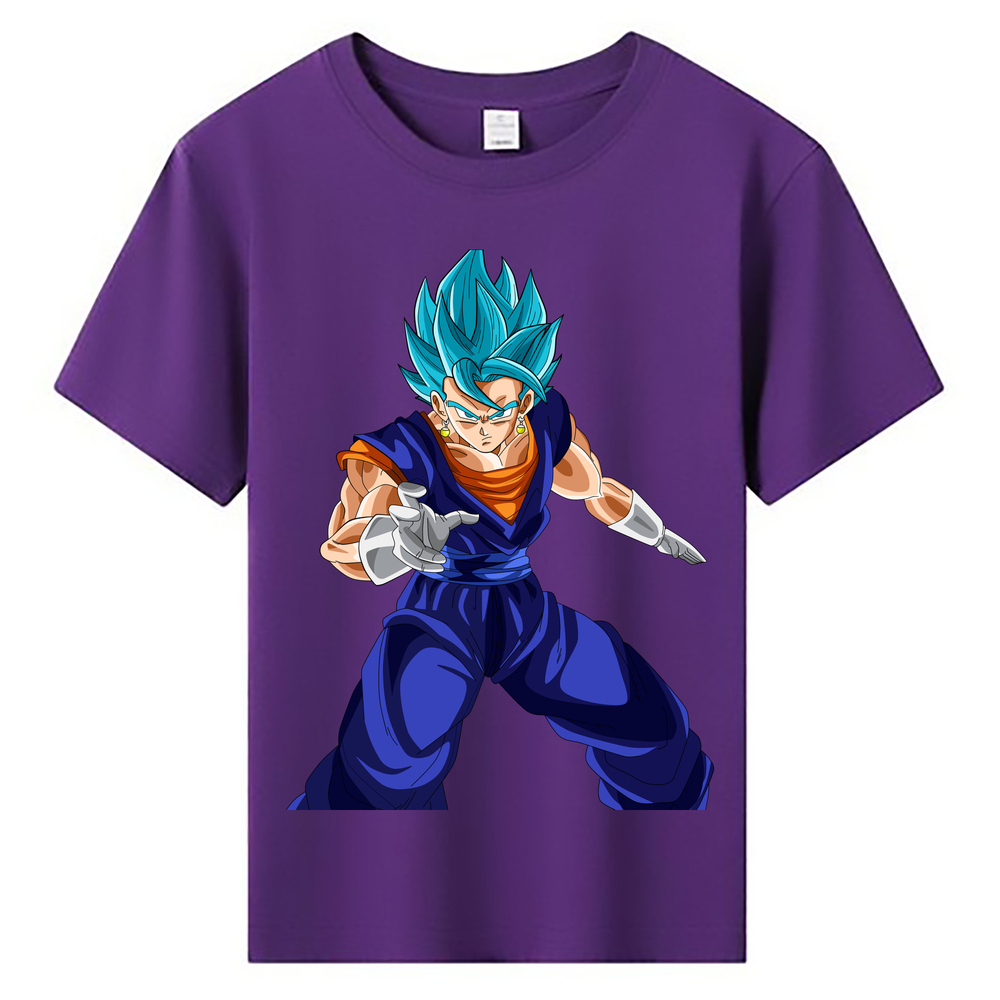 （画像用） ドラゴンボール ベジット DRAGON BALL Vegetto 綿100％キッズTシャツ（フロントプリント）