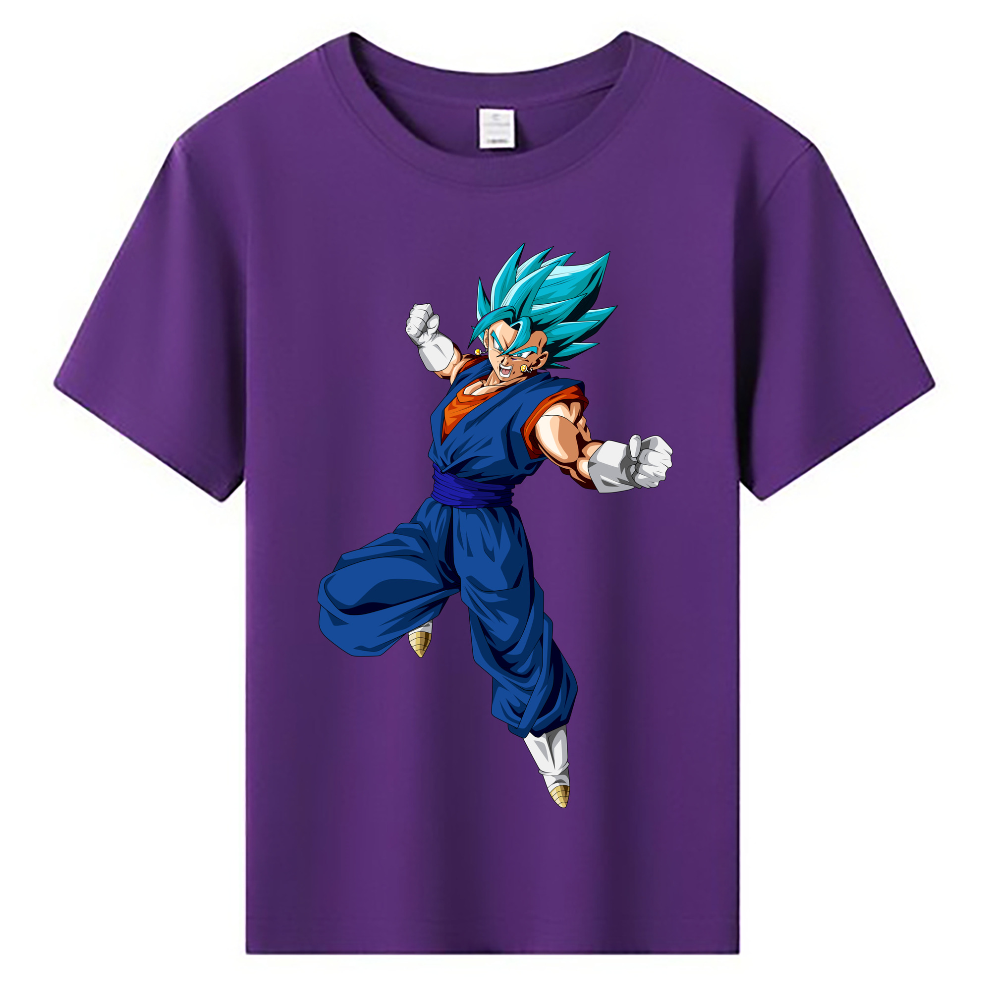 （画像用） ドラゴンボール ベジット DRAGON BALL Vegetto 綿100％キッズTシャツ（フロントプリント）