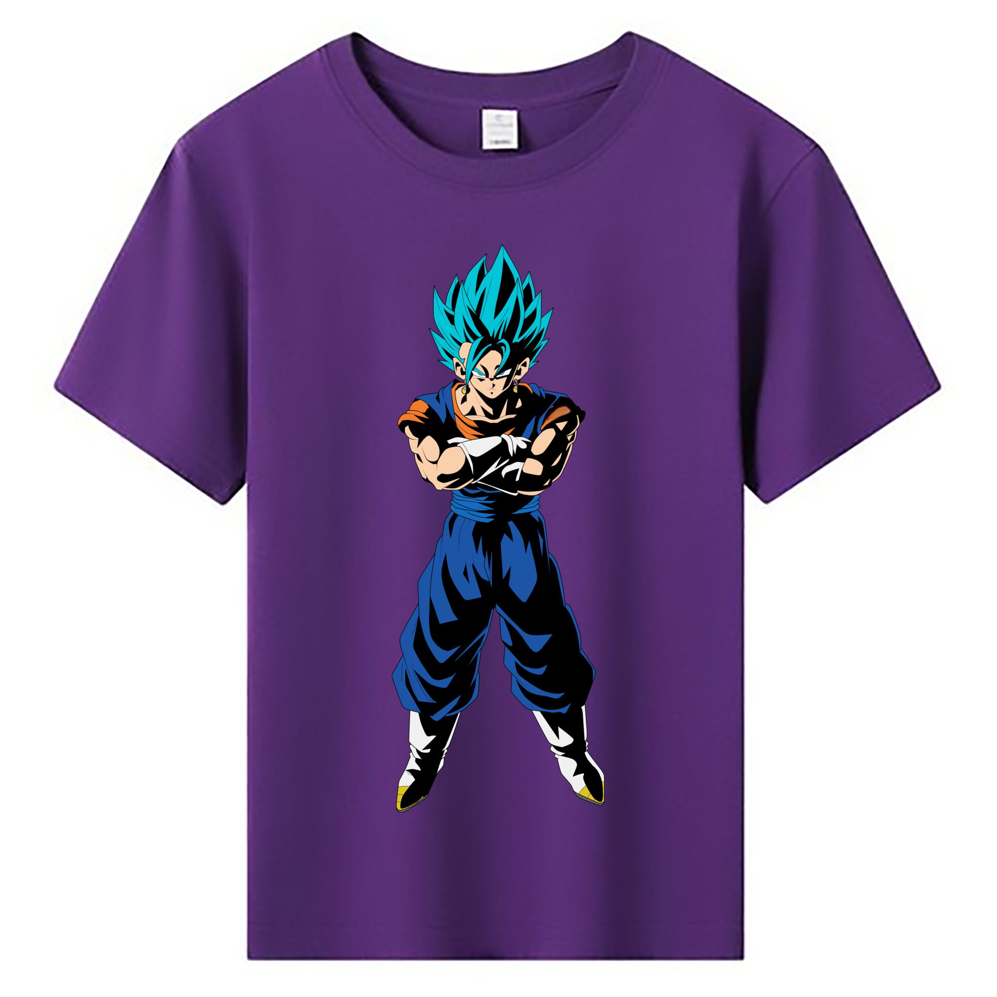 （画像用） ドラゴンボール ベジット DRAGON BALL Vegetto 綿100％キッズTシャツ（フロントプリント）