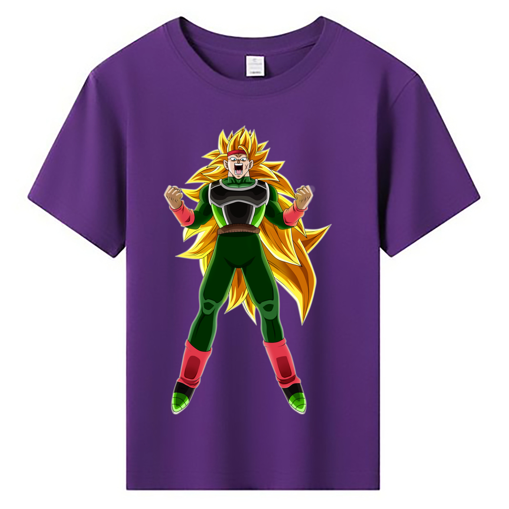（画像用） ドラゴンボール ブロリー DRAGON BALL Broli 綿100％キッズTシャツ（フロントプリント）