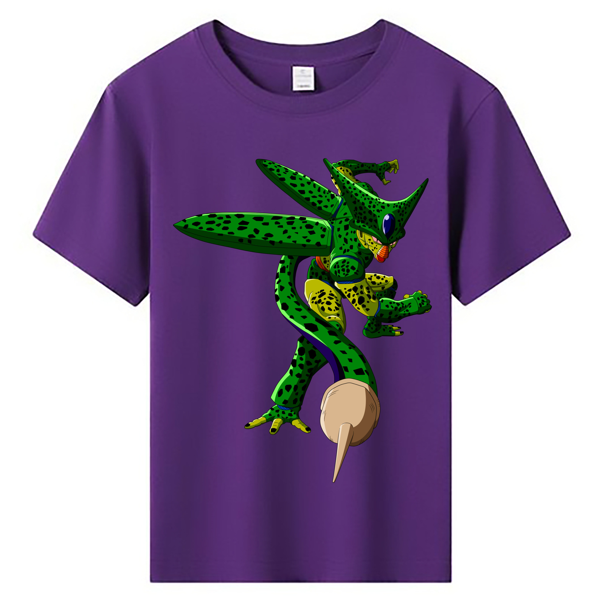 （画像用） ドラゴンボール セル DRAGON BALL Cell 綿100％キッズTシャツ（フロントプリント）