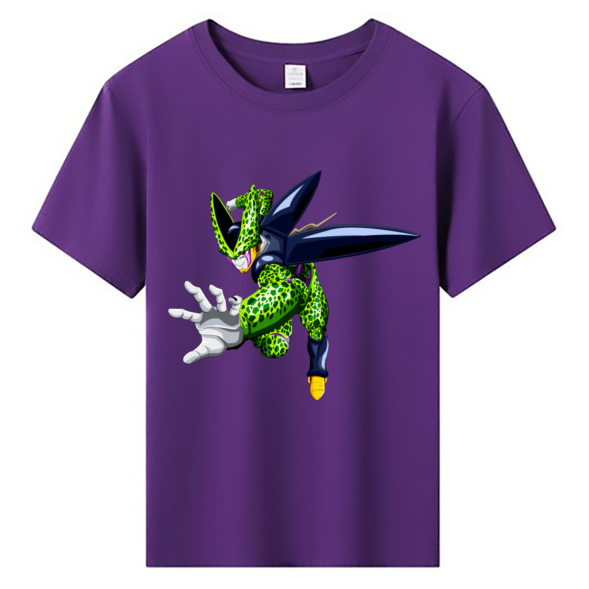 （画像用） ドラゴンボール セル DRAGON BALL Cell 綿100％キッズTシャツ（フロントプリント）