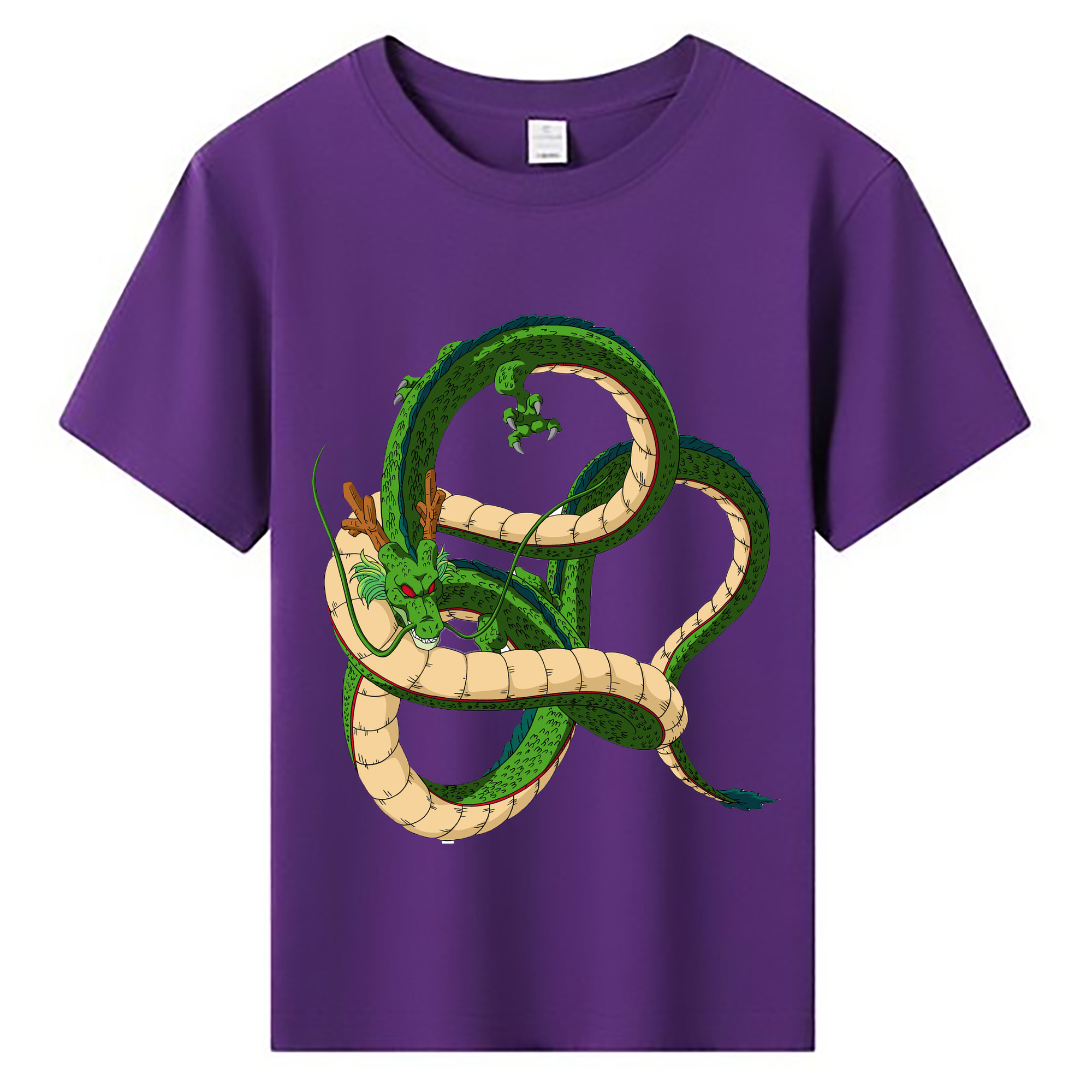 （画像用） ドラゴンボール 神龍 シェンロン DRAGON BALL Shenron 綿100％キッズTシャツ（フロントプリント）