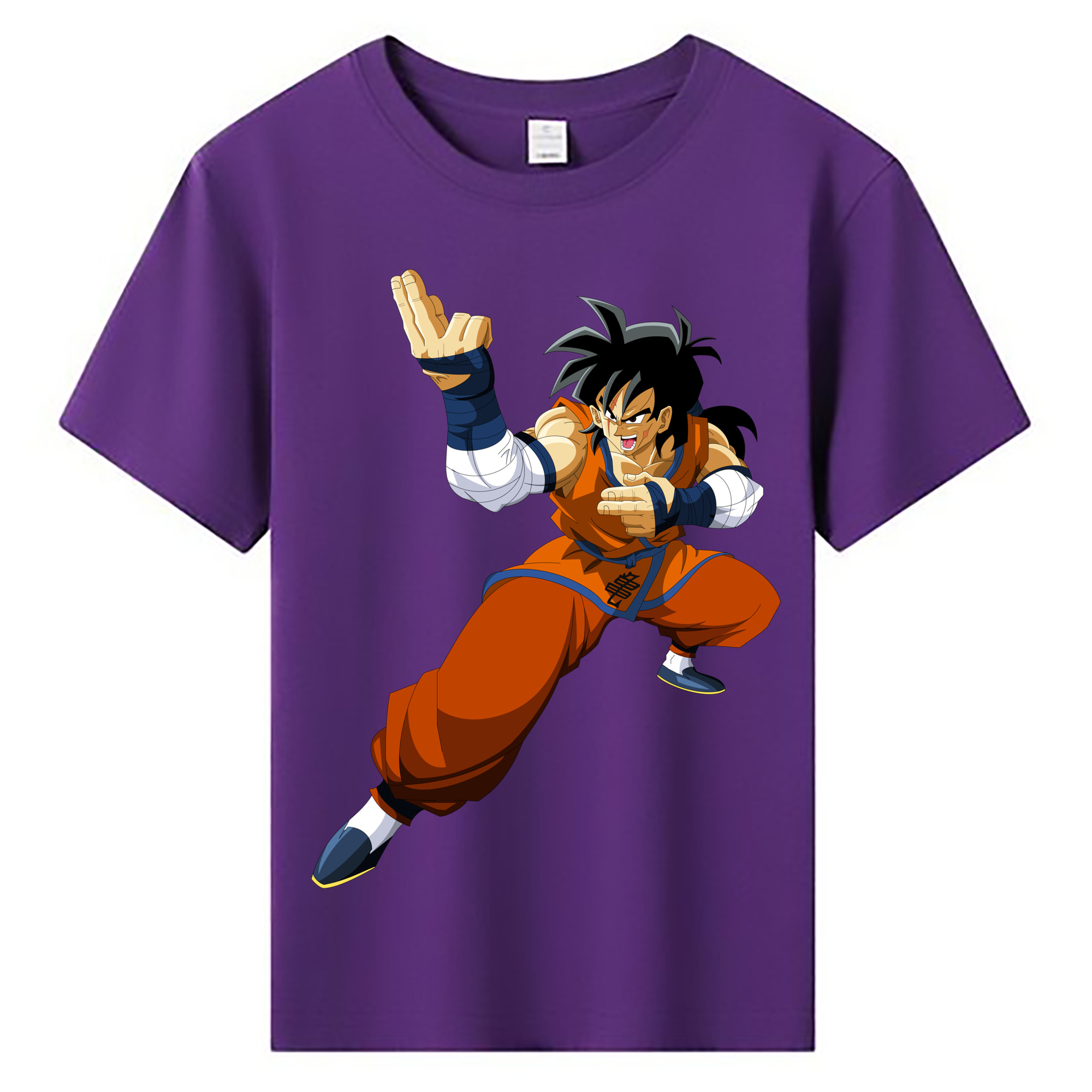 （画像用） ドラゴンボール ヤムチャ DRAGON BALL Yamcha 綿100％キッズTシャツ（フロントプリント）