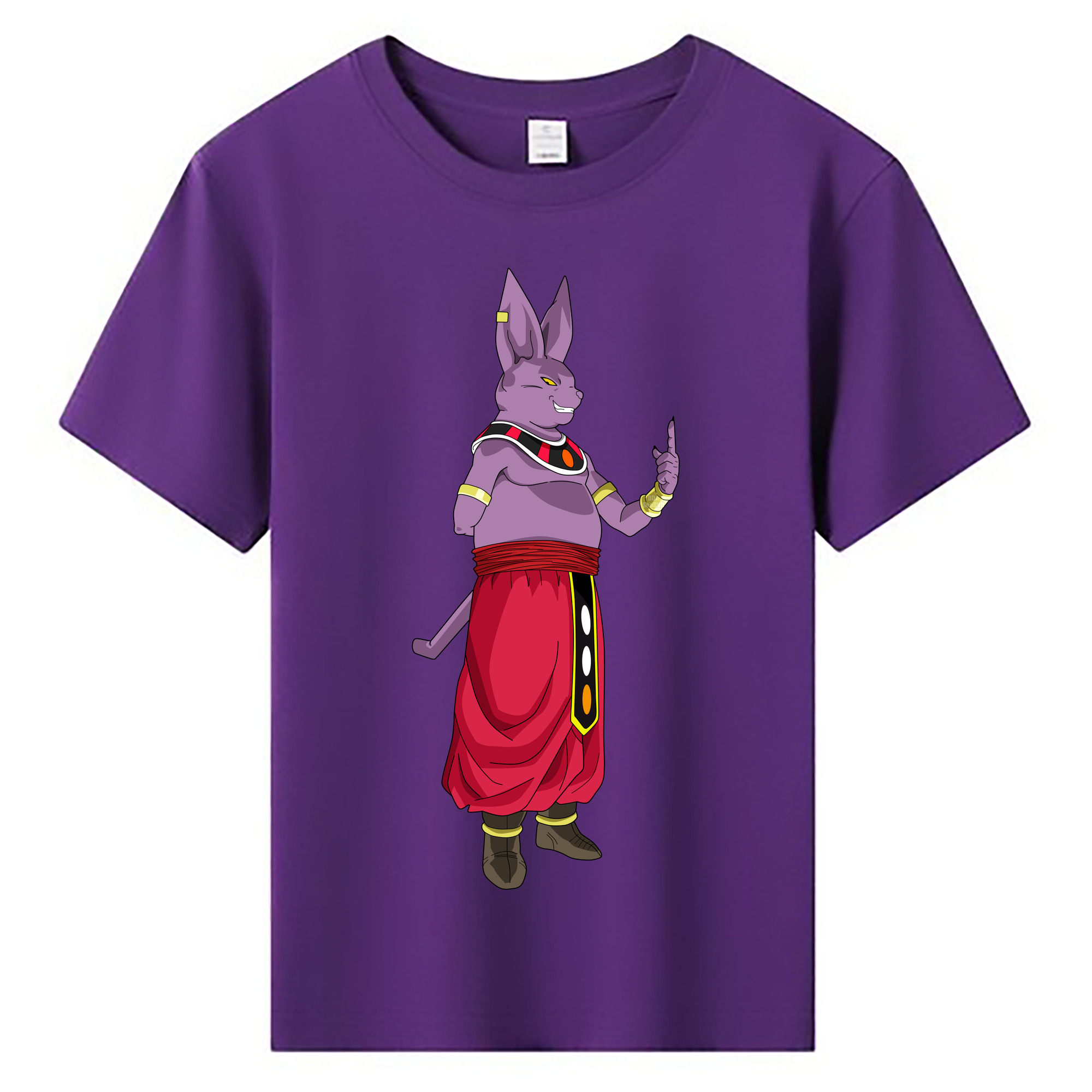 （画像用） ドラゴンボール シャンパ DRAGON BALL Champa 綿100％キッズTシャツ（フロントプリント）