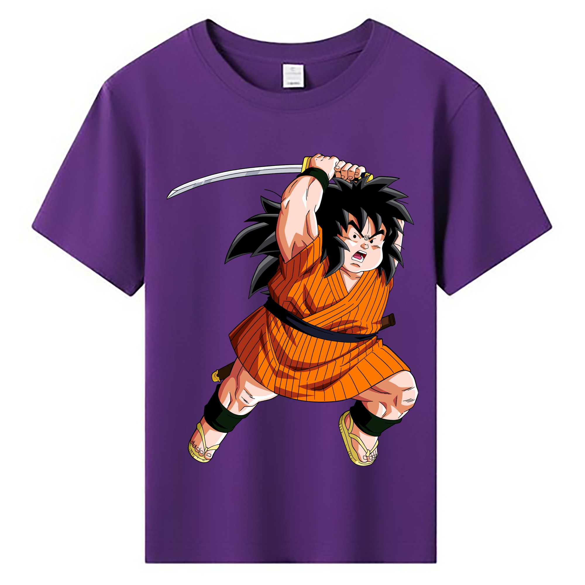 （画像用） ドラゴンボール やじろべえ DRAGON BALL Yajirobe 綿100％キッズTシャツ（フロントプリント）