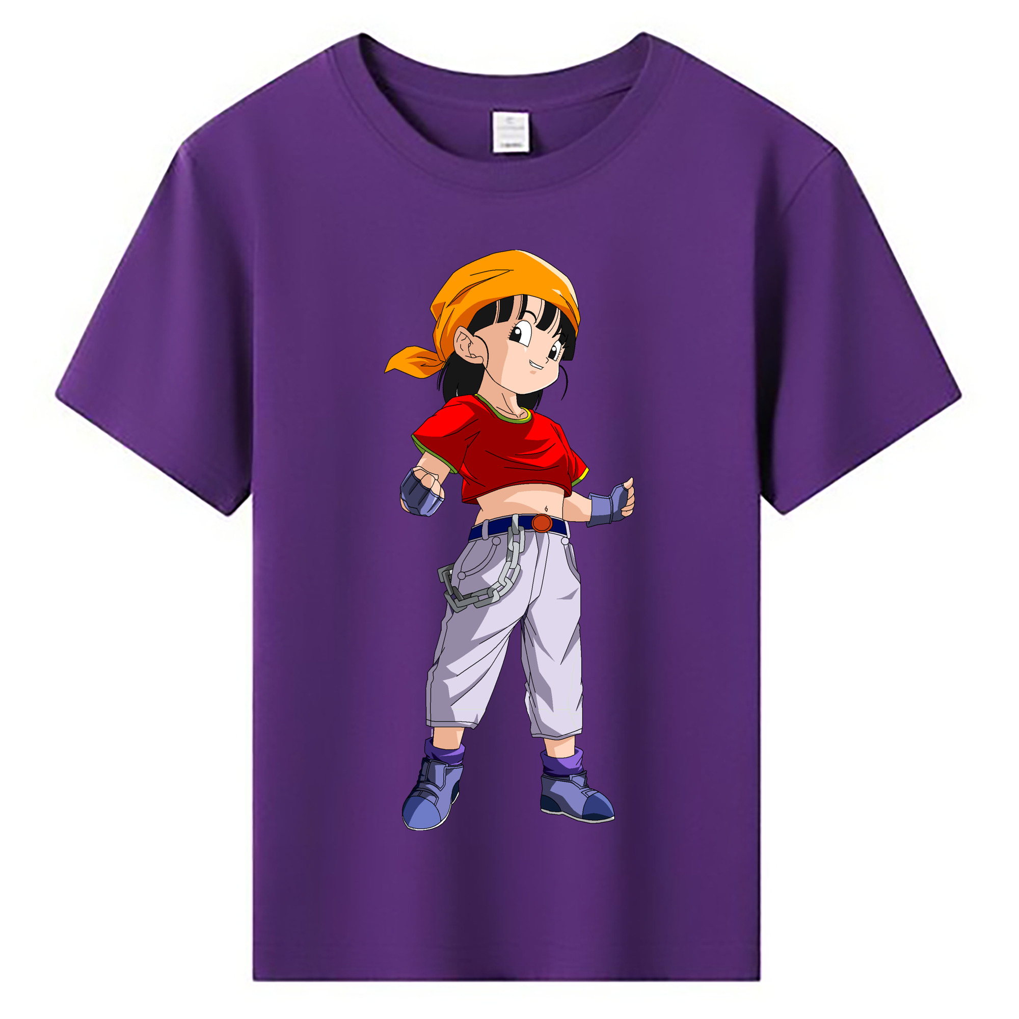 （画像用） ドラゴンボール パン DRAGON BALL Pan 綿100％キッズTシャツ（フロントプリント）