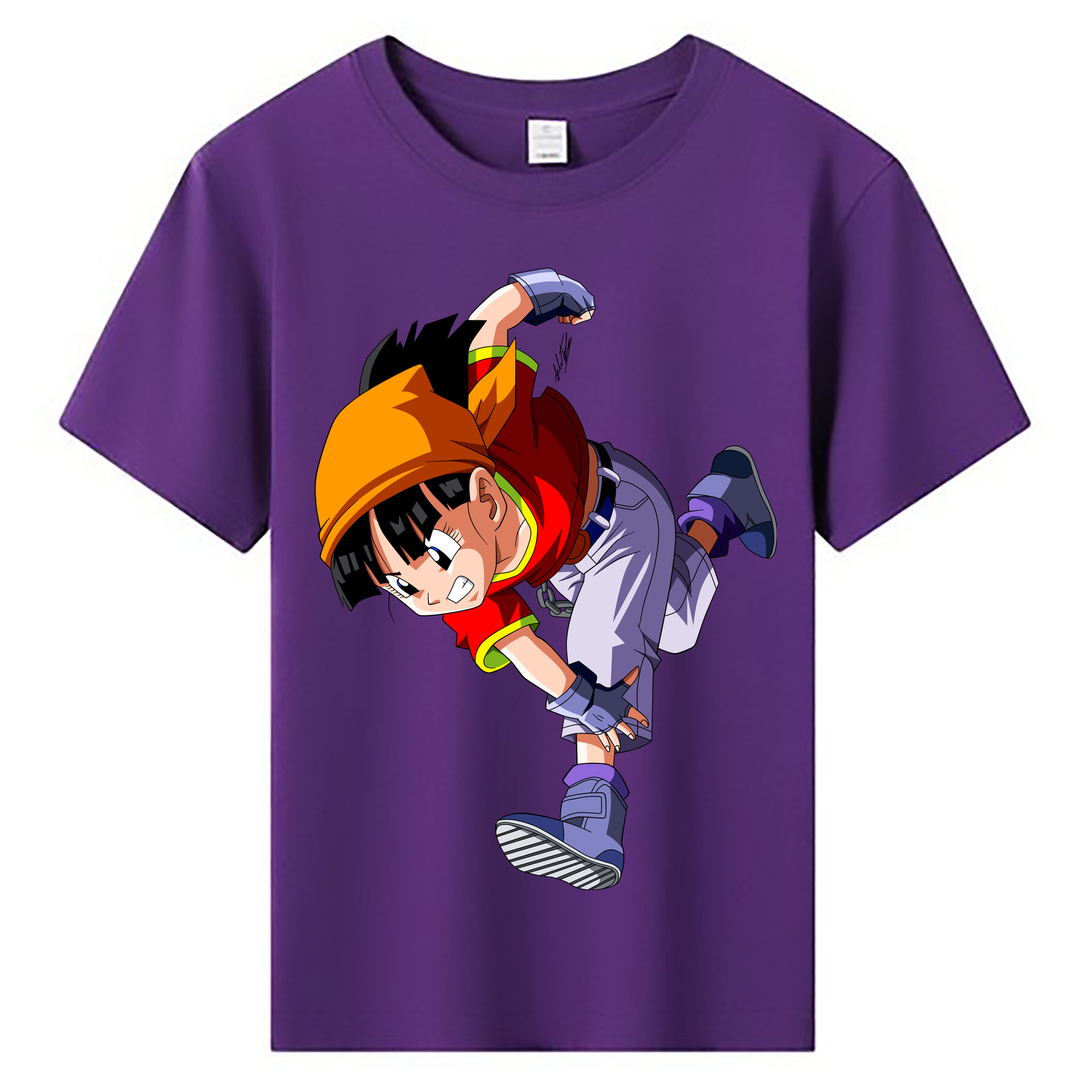 （画像用） ドラゴンボール パン DRAGON BALL Pan 綿100％キッズTシャツ（フロントプリント）