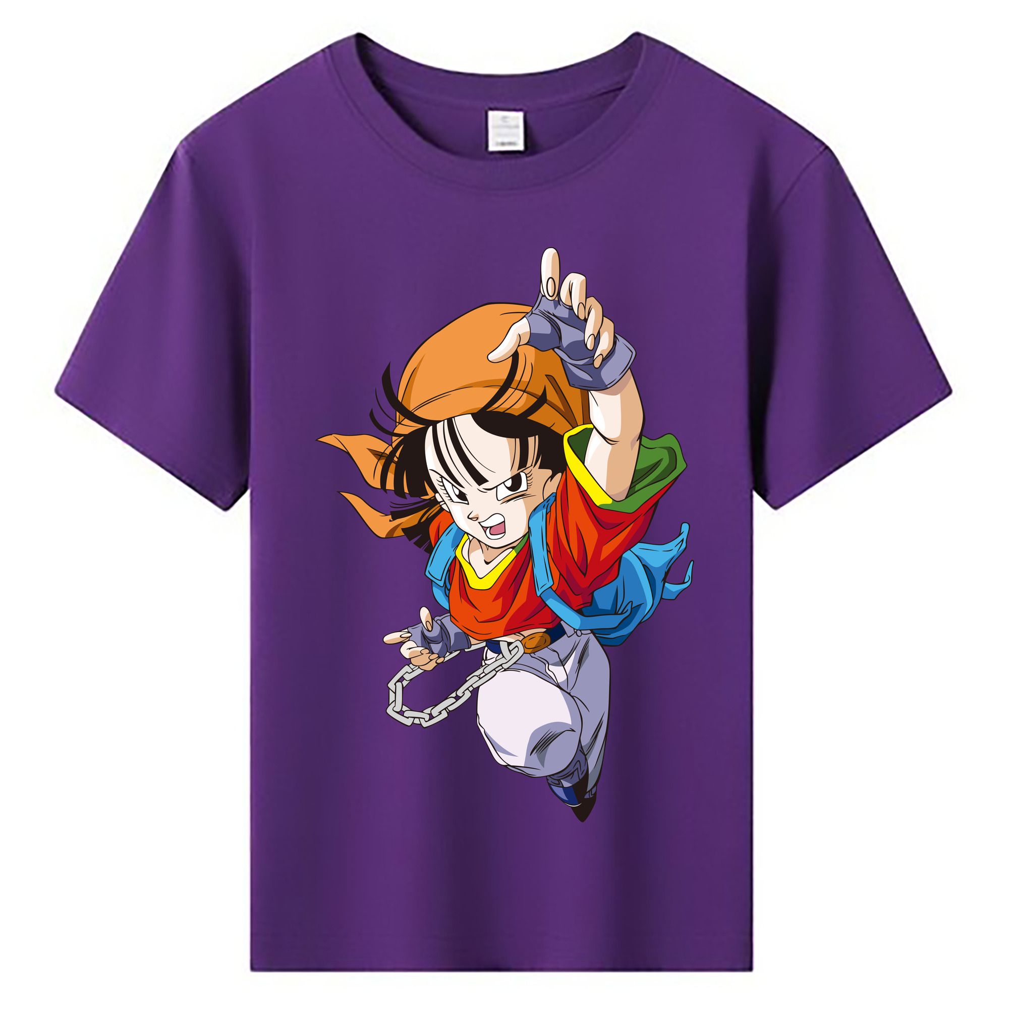 （画像用） ドラゴンボール パン DRAGON BALL Pan 綿100％キッズTシャツ（フロントプリント）