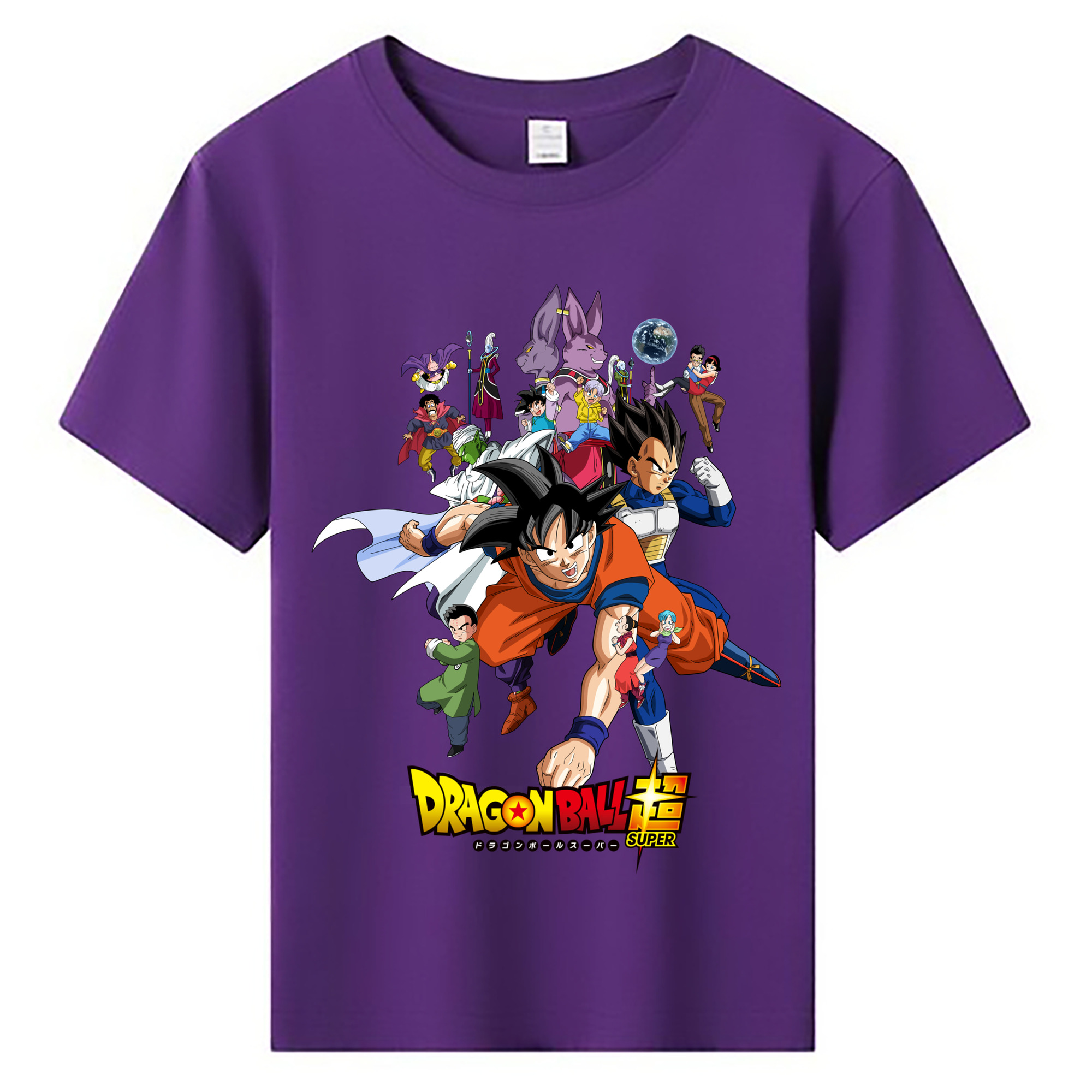 （画像用） ドラゴンボール DRAGON BALL 綿100％キッズTシャツ（フロントプリント）