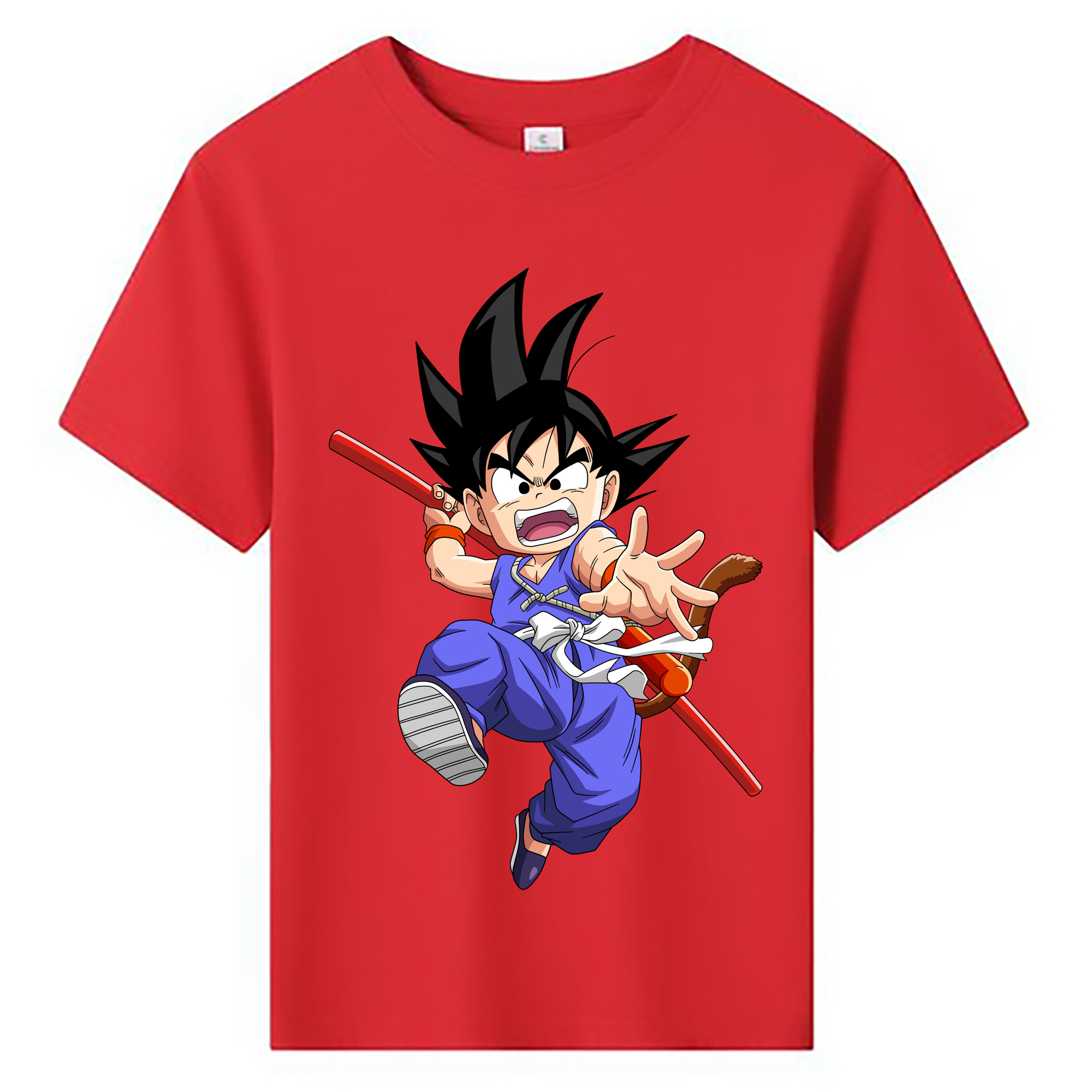 （画像用） ドラゴンボール 孫悟空（そん ごくう）Son Goku カカロット DRAGON BALL Kakarotto 綿100％キッズTシャツ（フロントプリント）