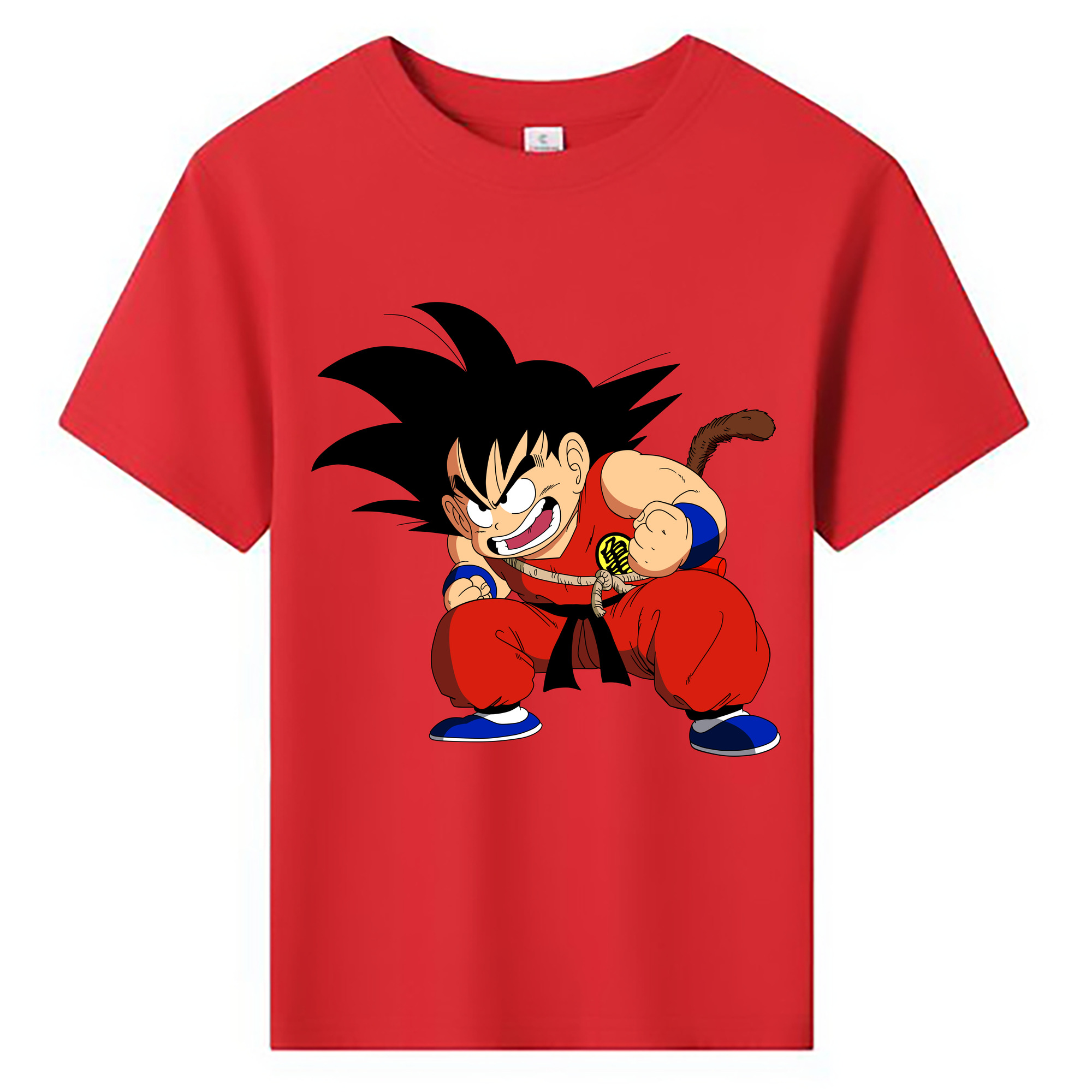 （画像用） ドラゴンボール 孫悟空（そん ごくう）Son Goku カカロット DRAGON BALL Kakarotto 綿100％キッズTシャツ（フロントプリント）