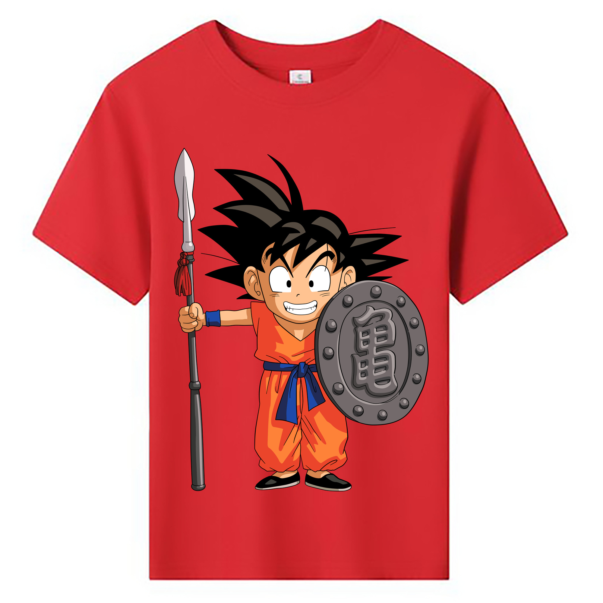 （画像用） ドラゴンボール 孫悟空（そん ごくう）Son Goku カカロット DRAGON BALL Kakarotto 綿100％キッズTシャツ（フロントプリント）