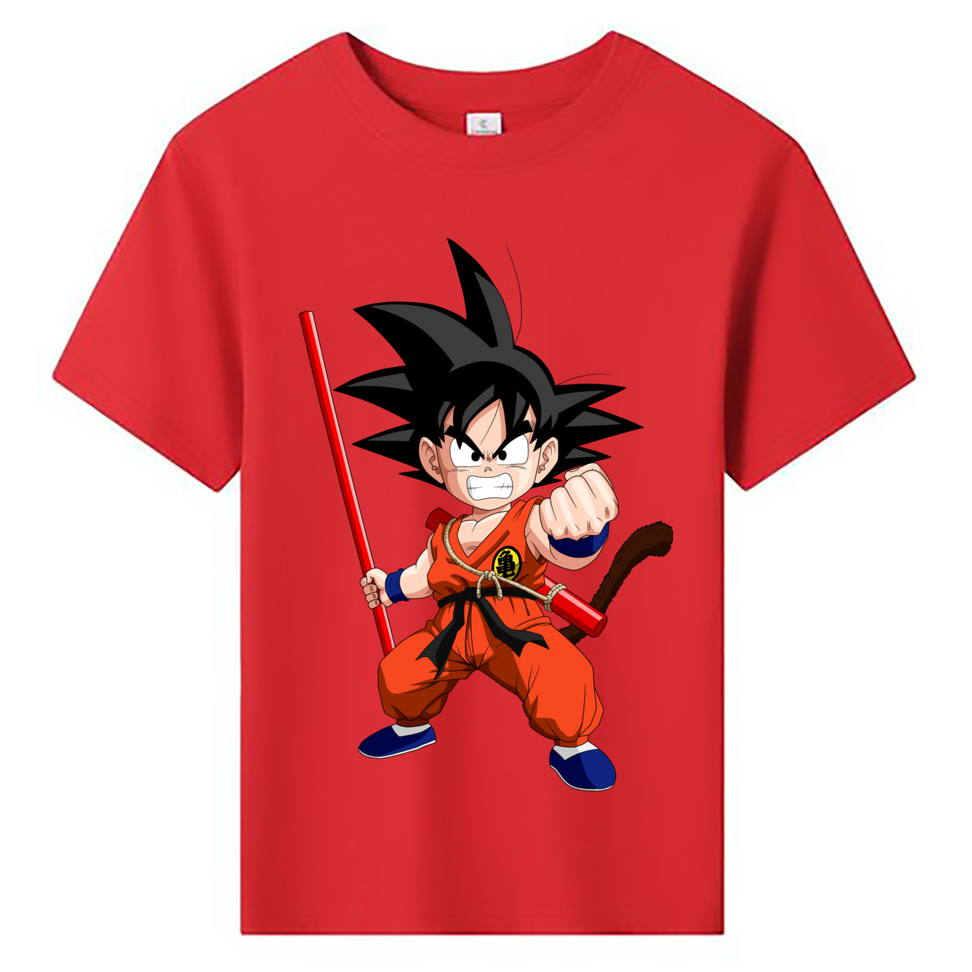 （画像用） ドラゴンボール 孫悟空（そん ごくう）Son Goku カカロット DRAGON BALL Kakarotto 綿100％キッズTシャツ（フロントプリント）