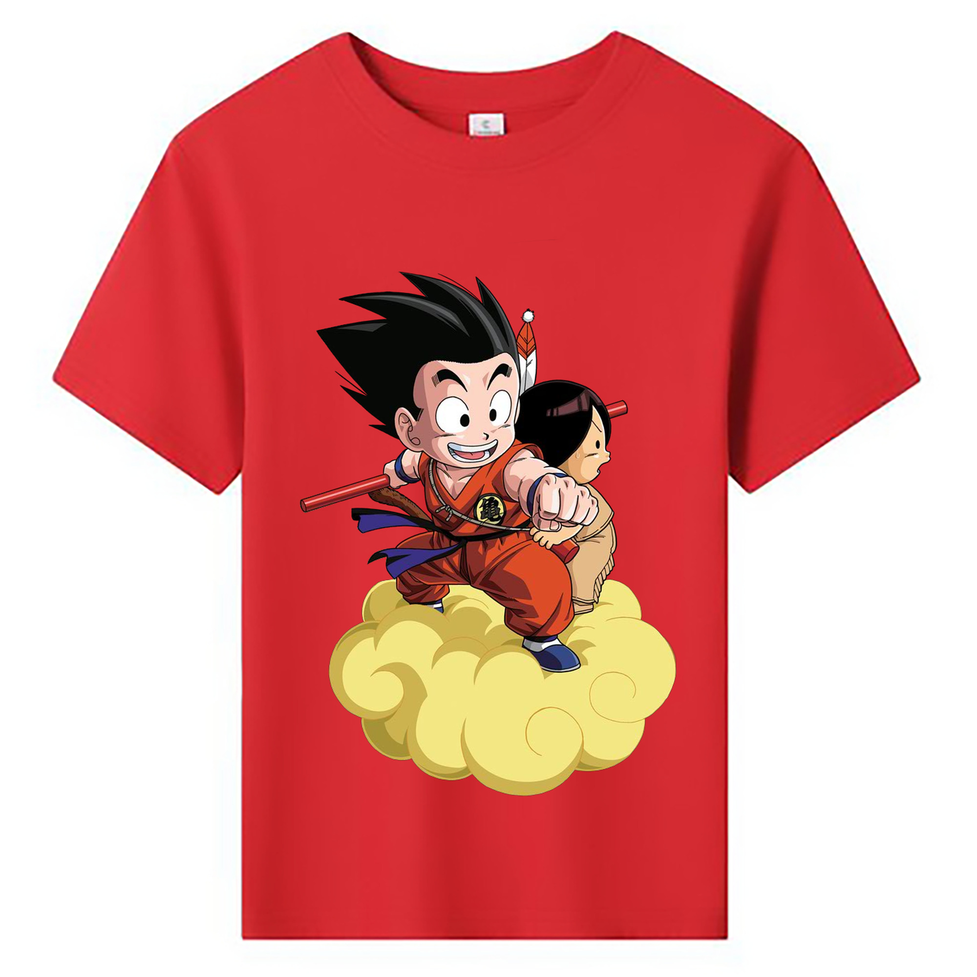 （画像用） ドラゴンボール 孫悟空（そん ごくう）Son Goku カカロット DRAGON BALL Kakarotto 綿100％キッズTシャツ（フロントプリント）