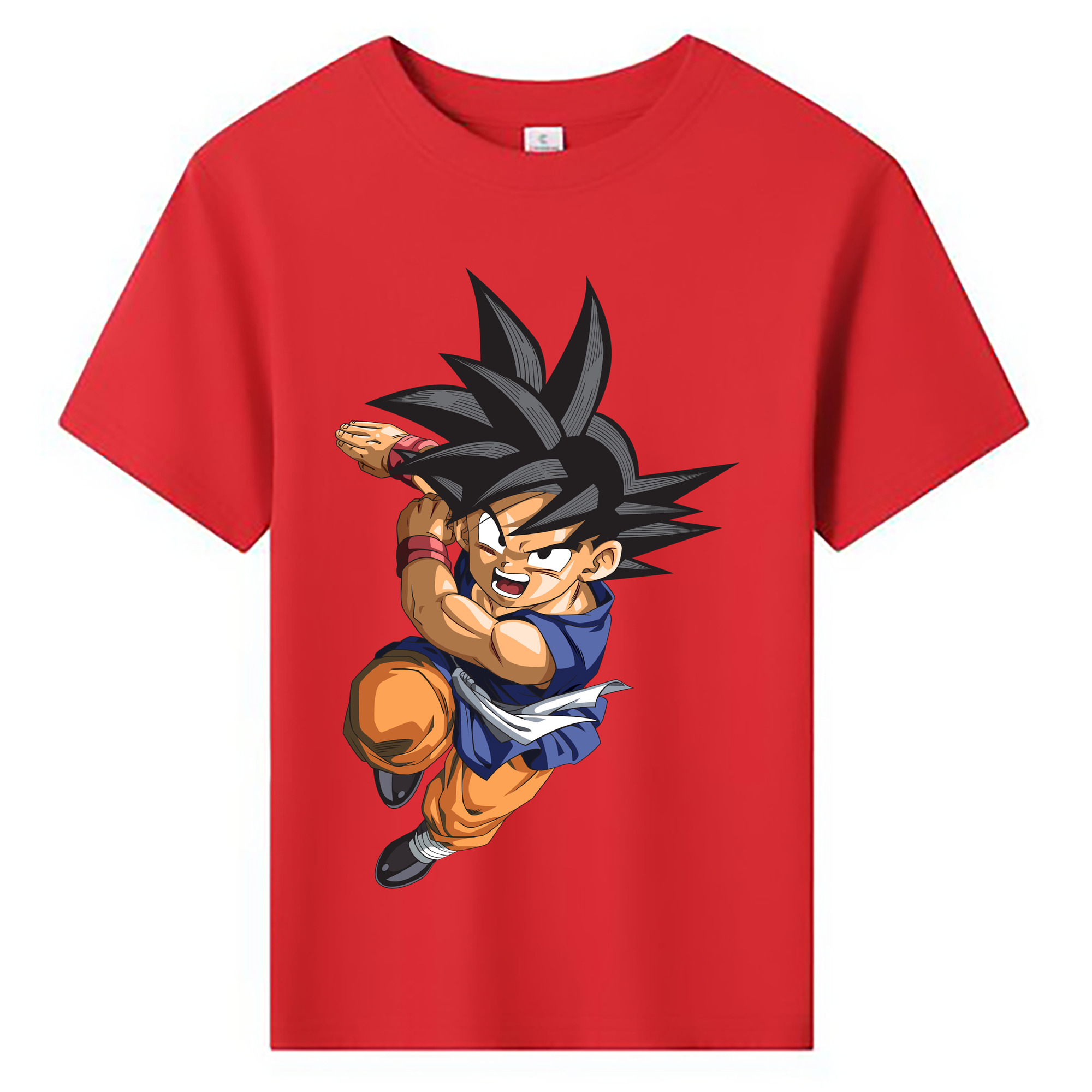 （画像用） ドラゴンボール 孫悟空（そん ごくう）Son Goku カカロット DRAGON BALL Kakarotto 綿100％キッズTシャツ（フロントプリント）