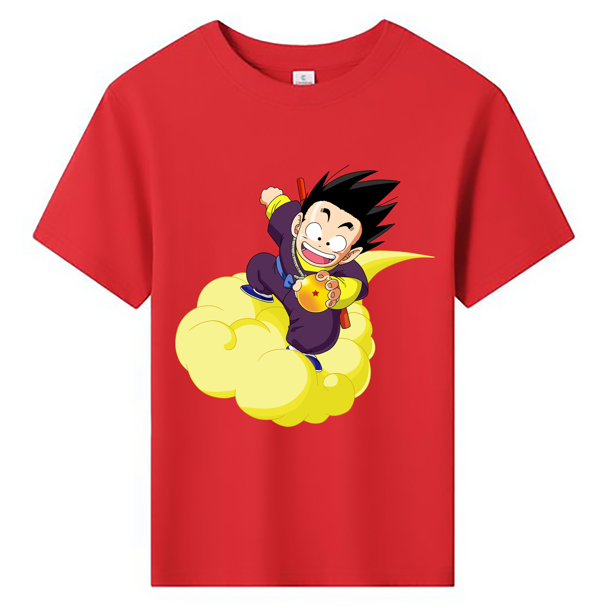 （画像用） ドラゴンボール 孫悟空（そん ごくう）Son Goku カカロット DRAGON BALL Kakarotto 綿100％キッズTシャツ（フロントプリント）
