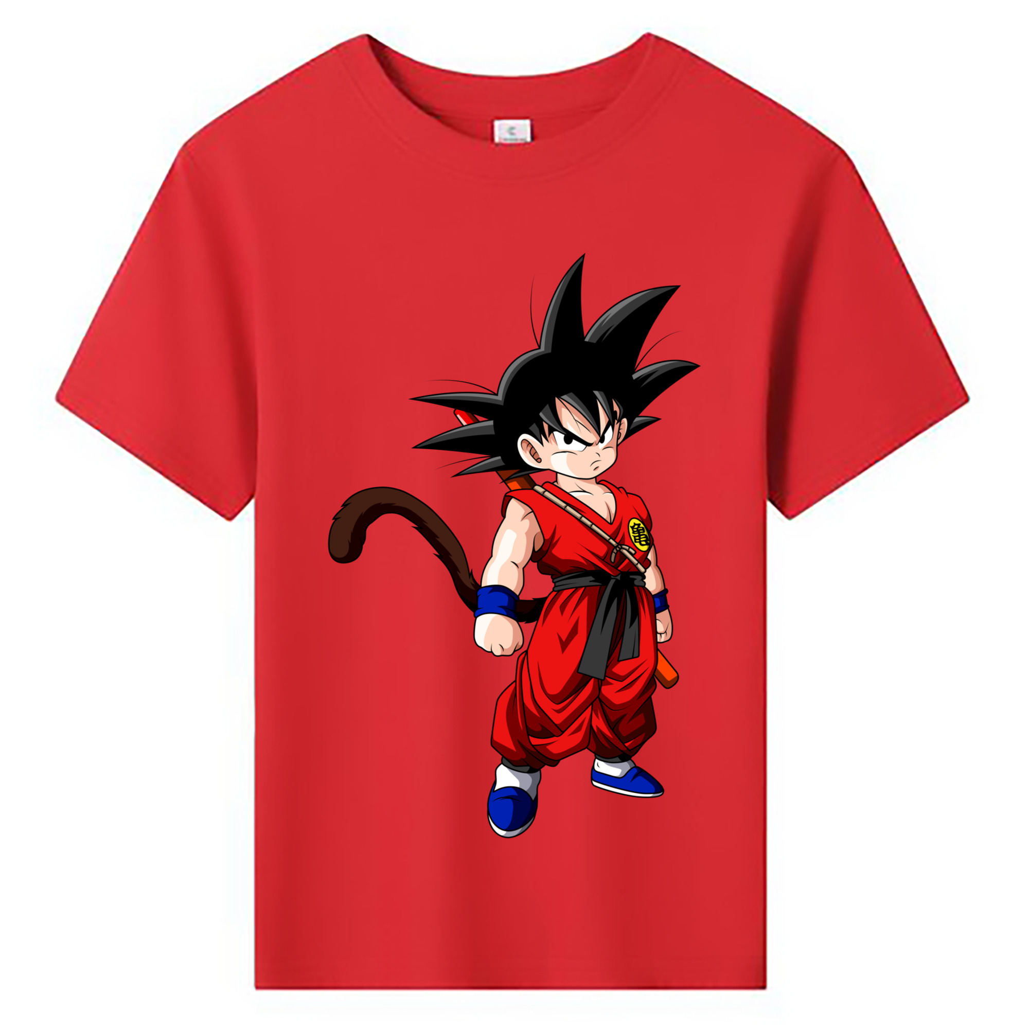 （画像用） ドラゴンボール 孫悟空（そん ごくう）Son Goku カカロット DRAGON BALL Kakarotto 綿100％キッズTシャツ（フロントプリント）