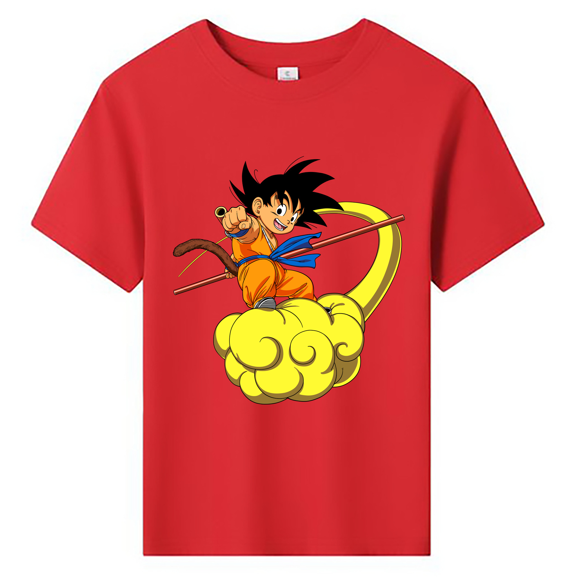 （画像用） ドラゴンボール 孫悟空（そん ごくう）Son Goku カカロット DRAGON BALL Kakarotto 綿100％キッズTシャツ（フロントプリント）