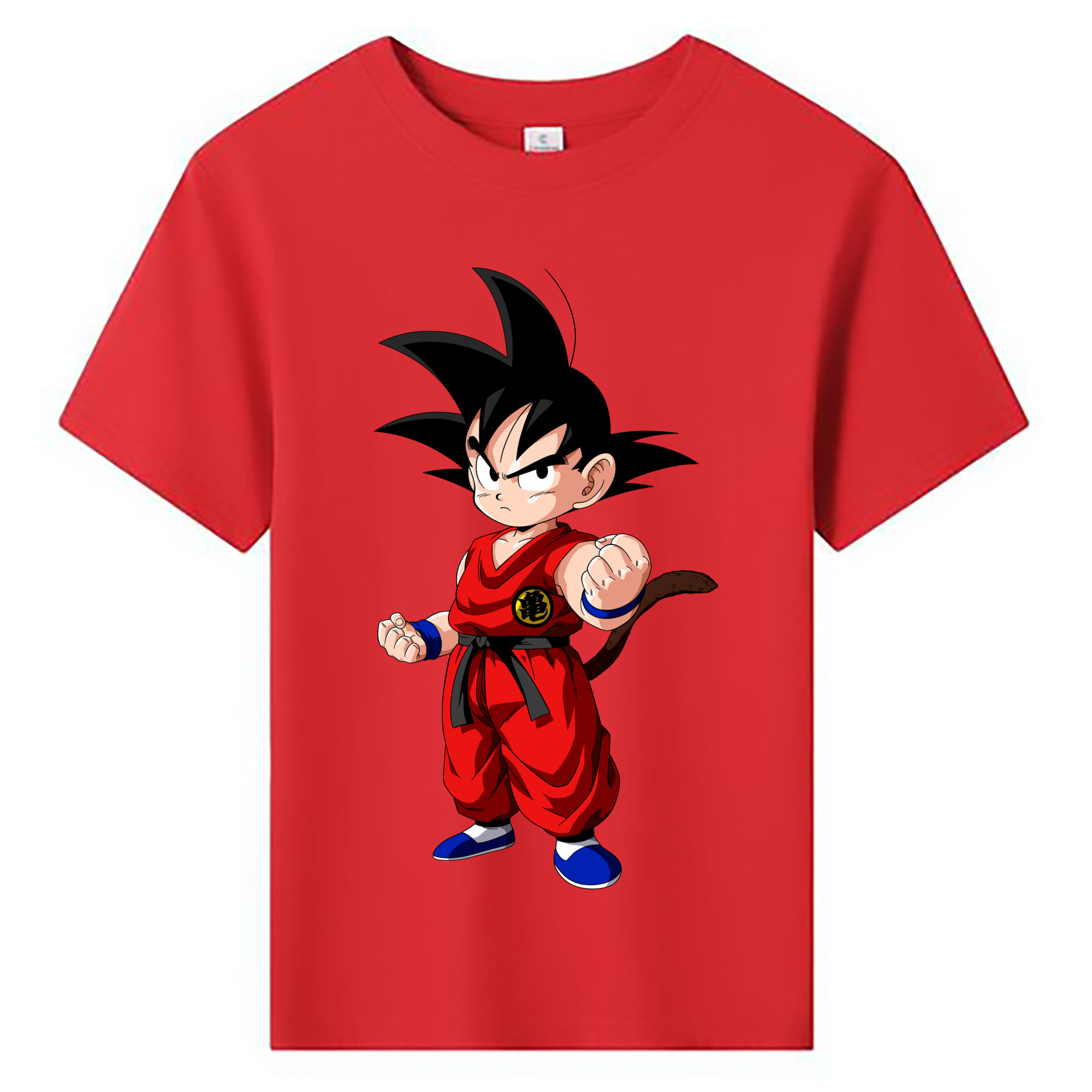 （画像用） ドラゴンボール 孫悟空（そん ごくう）Son Goku カカロット DRAGON BALL Kakarotto 綿100％キッズTシャツ（フロントプリント）