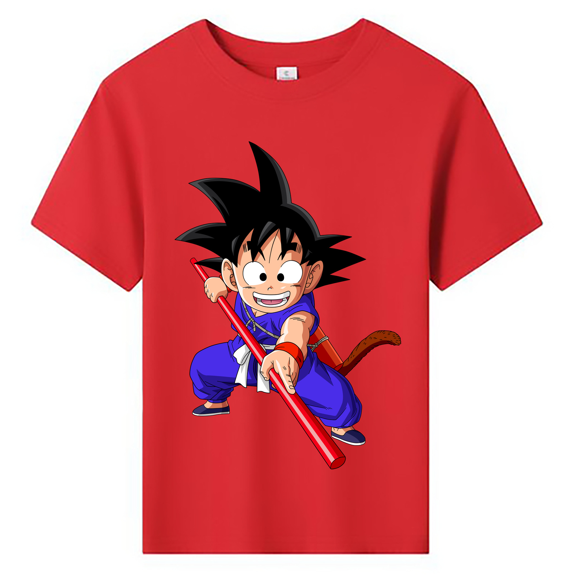 （画像用） ドラゴンボール 孫悟空（そん ごくう）Son Goku カカロット DRAGON BALL Kakarotto 綿100％キッズTシャツ（フロントプリント）