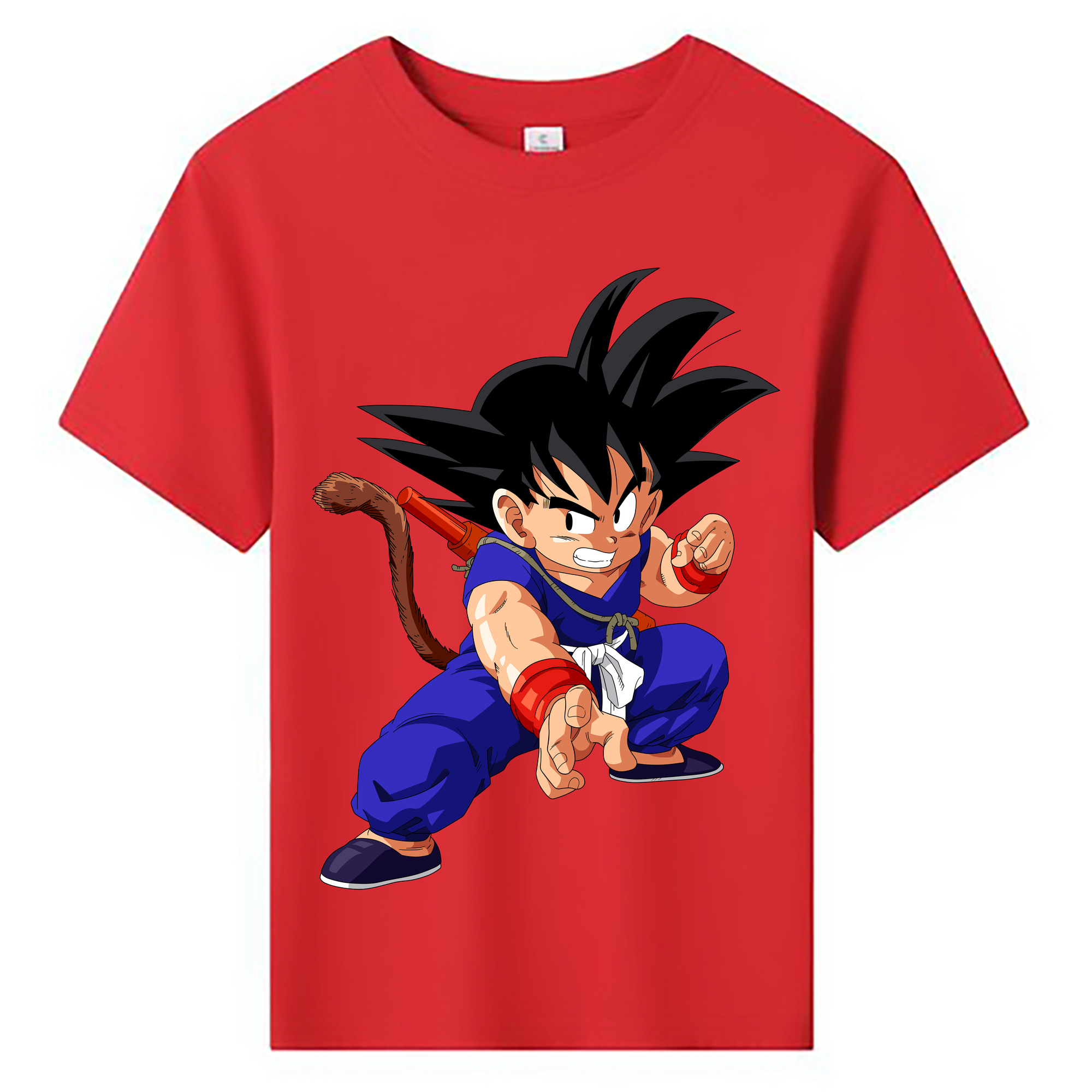 （画像用） ドラゴンボール 孫悟空（そん ごくう）Son Goku カカロット DRAGON BALL Kakarotto 綿100％キッズTシャツ（フロントプリント）