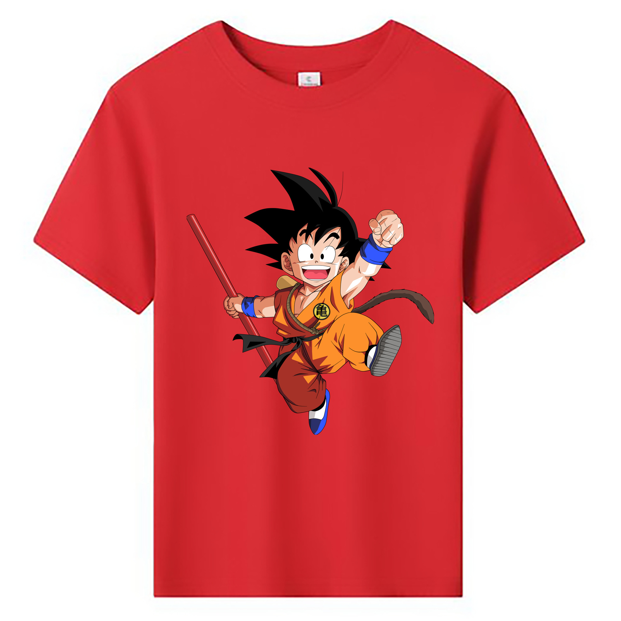 （画像用） ドラゴンボール 孫悟空（そん ごくう）Son Goku カカロット DRAGON BALL Kakarotto 綿100％キッズTシャツ（フロントプリント）