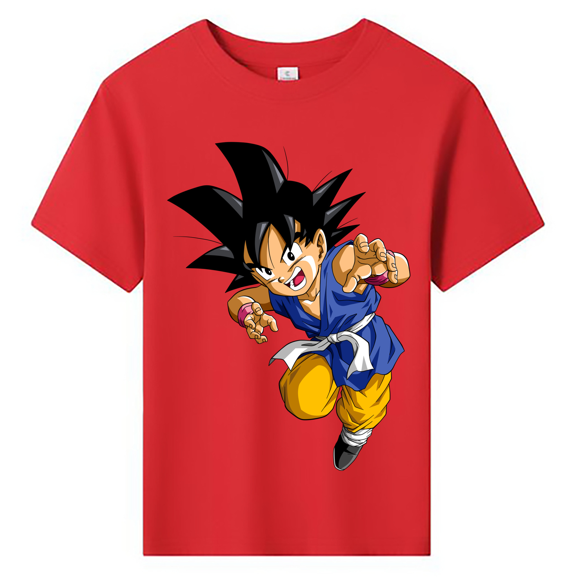 （画像用） ドラゴンボール 孫悟空（そん ごくう）Son Goku カカロット DRAGON BALL Kakarotto 綿100％キッズTシャツ（フロントプリント）