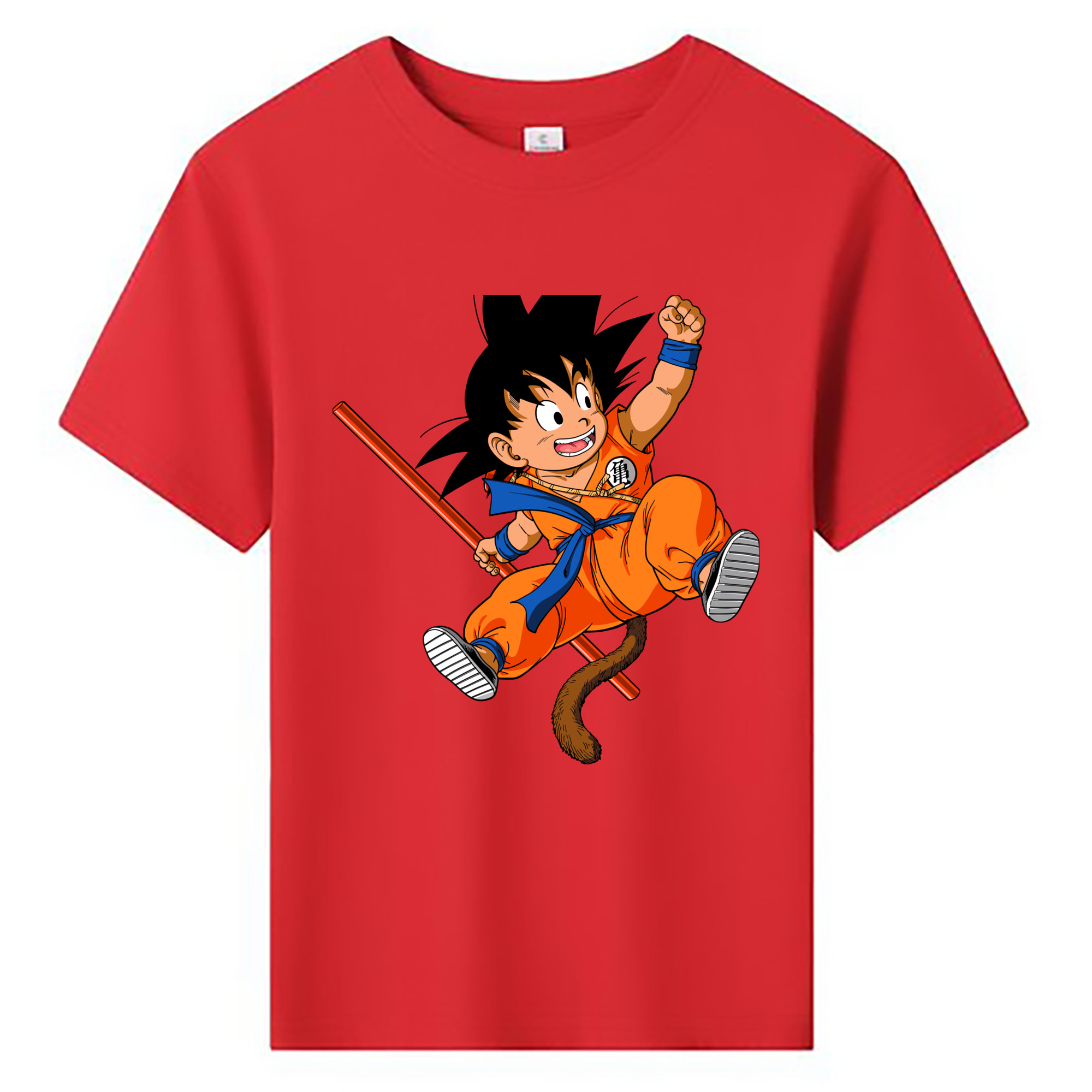 （画像用） ドラゴンボール 孫悟空（そん ごくう）Son Goku カカロット DRAGON BALL Kakarotto 綿100％キッズTシャツ（フロントプリント）