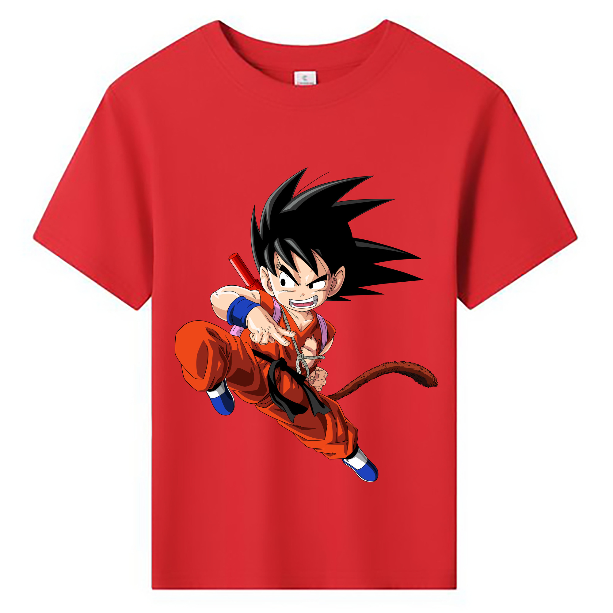（画像用） ドラゴンボール 孫悟空（そん ごくう）Son Goku カカロット DRAGON BALL Kakarotto 綿100％キッズTシャツ（フロントプリント）