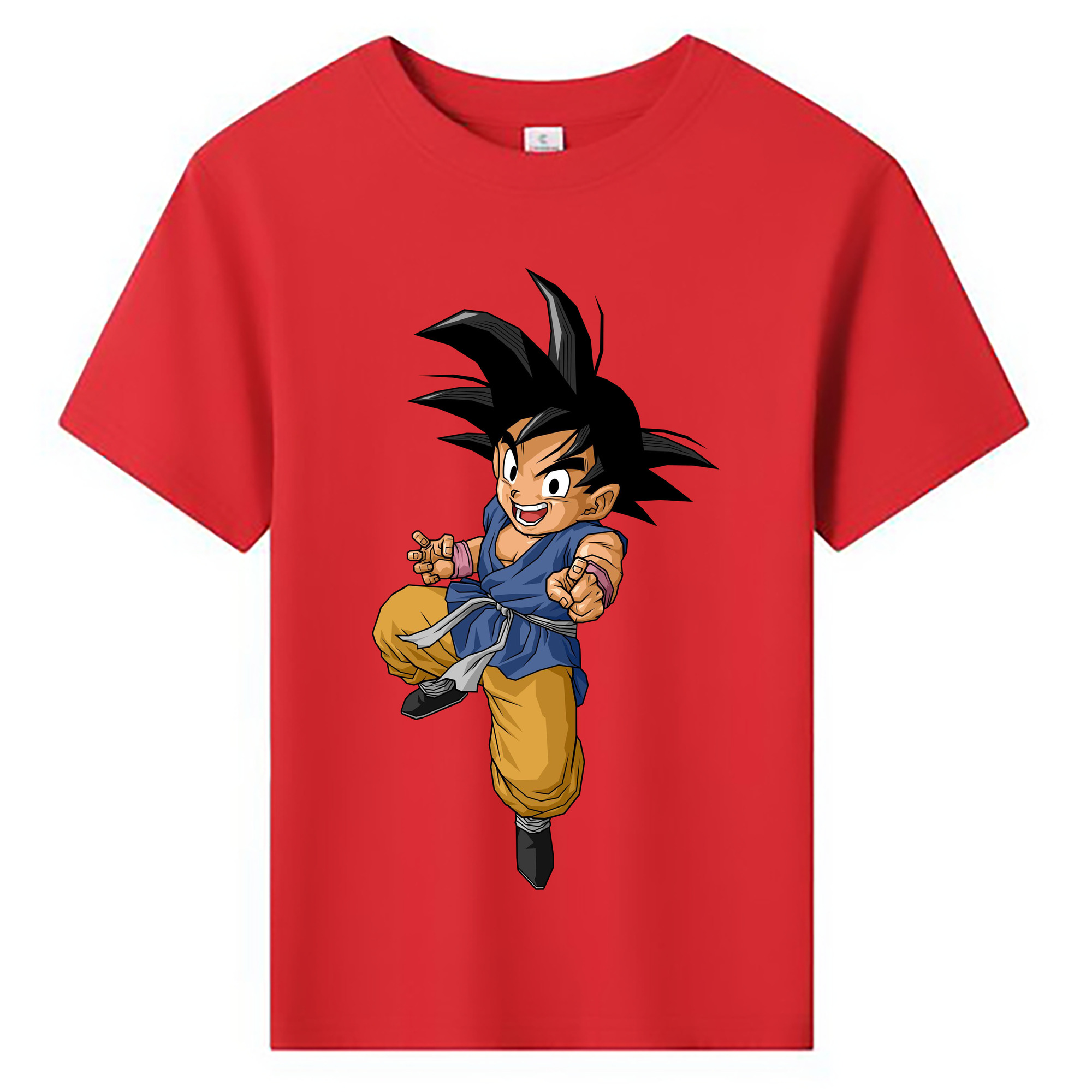 （画像用） ドラゴンボール 孫悟空（そん ごくう）Son Goku カカロット DRAGON BALL Kakarotto 綿100％キッズTシャツ（フロントプリント）