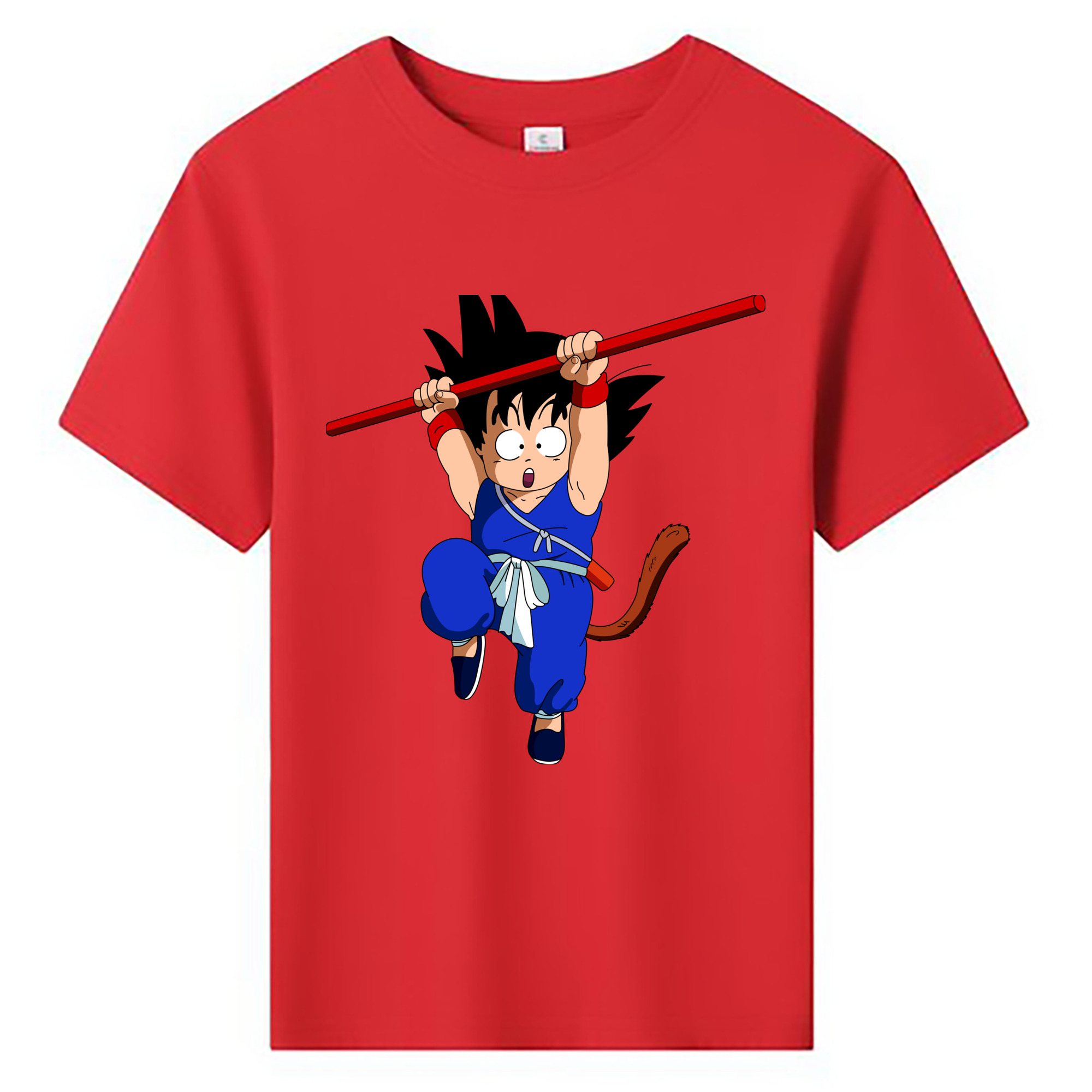 （画像用） ドラゴンボール 孫悟空（そん ごくう）Son Goku カカロット DRAGON BALL Kakarotto 綿100％キッズTシャツ（フロントプリント）