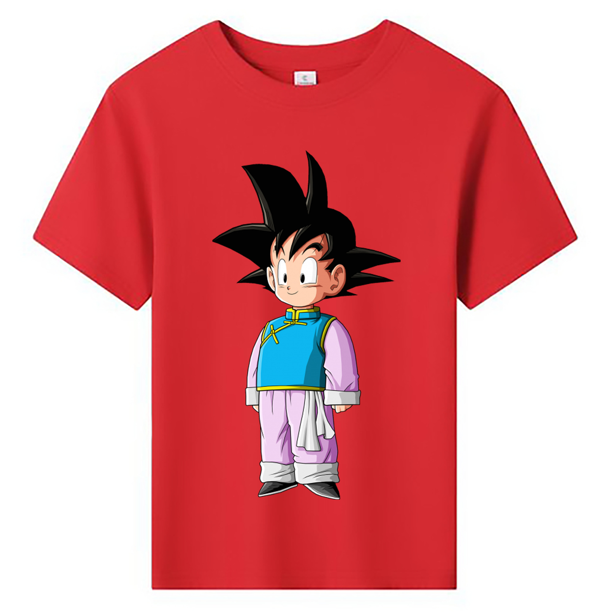 （画像用） ドラゴンボール 孫悟空（そん ごくう）Son Goku カカロット DRAGON BALL Kakarotto 綿100％キッズTシャツ（フロントプリント）