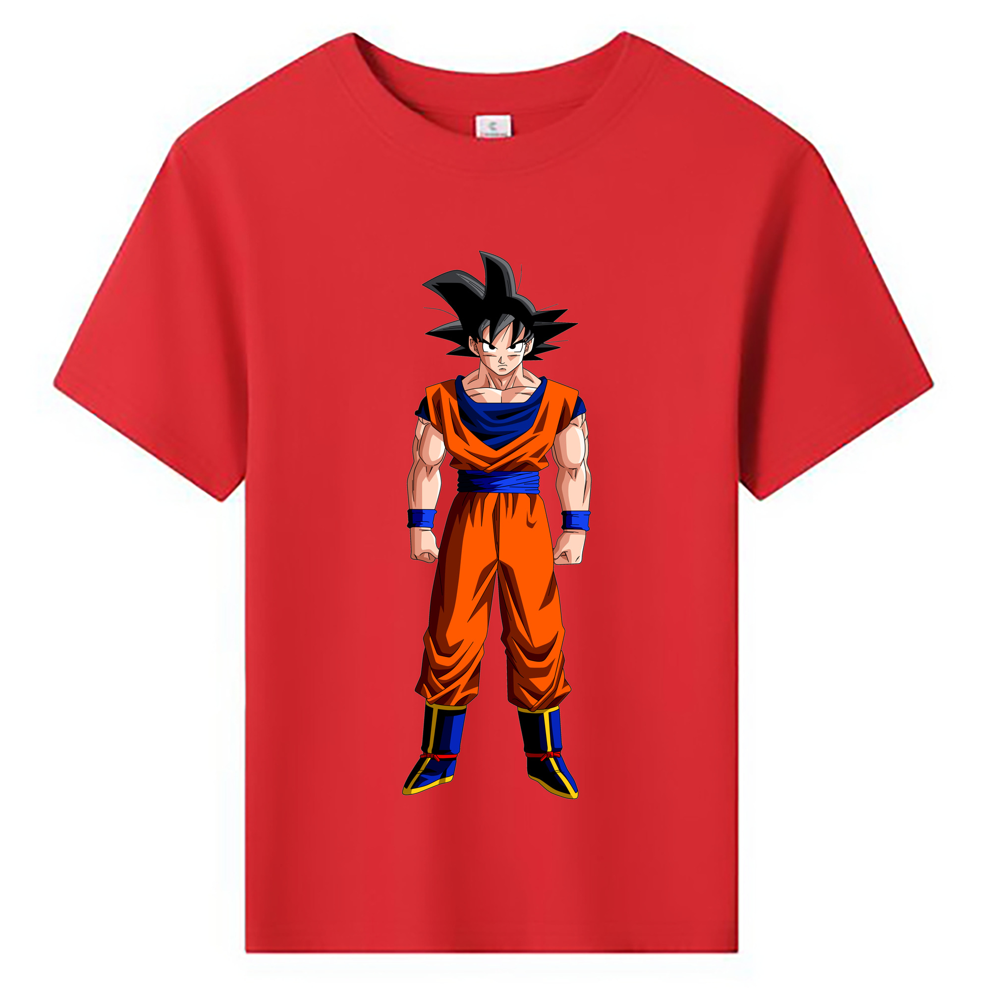 （画像用） ドラゴンボール 孫悟空（そん ごくう）Son Goku カカロット DRAGON BALL Kakarotto 綿100％キッズTシャツ（フロントプリント）