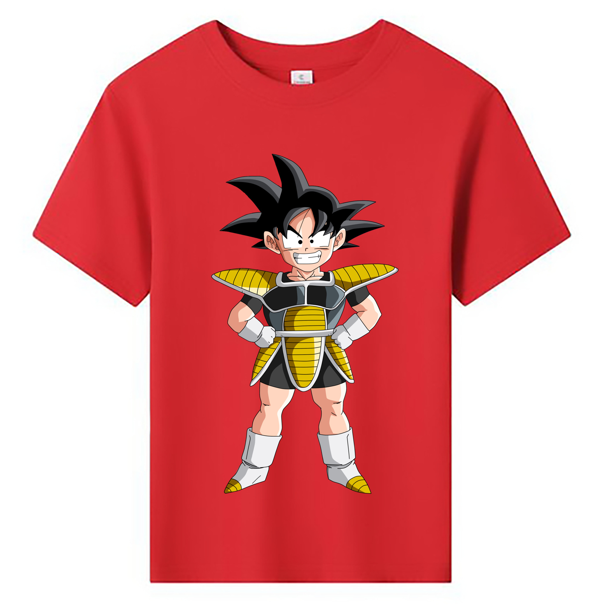 （画像用） ドラゴンボール 孫悟空（そん ごくう）Son Goku カカロット DRAGON BALL Kakarotto 綿100％キッズTシャツ（フロントプリント）