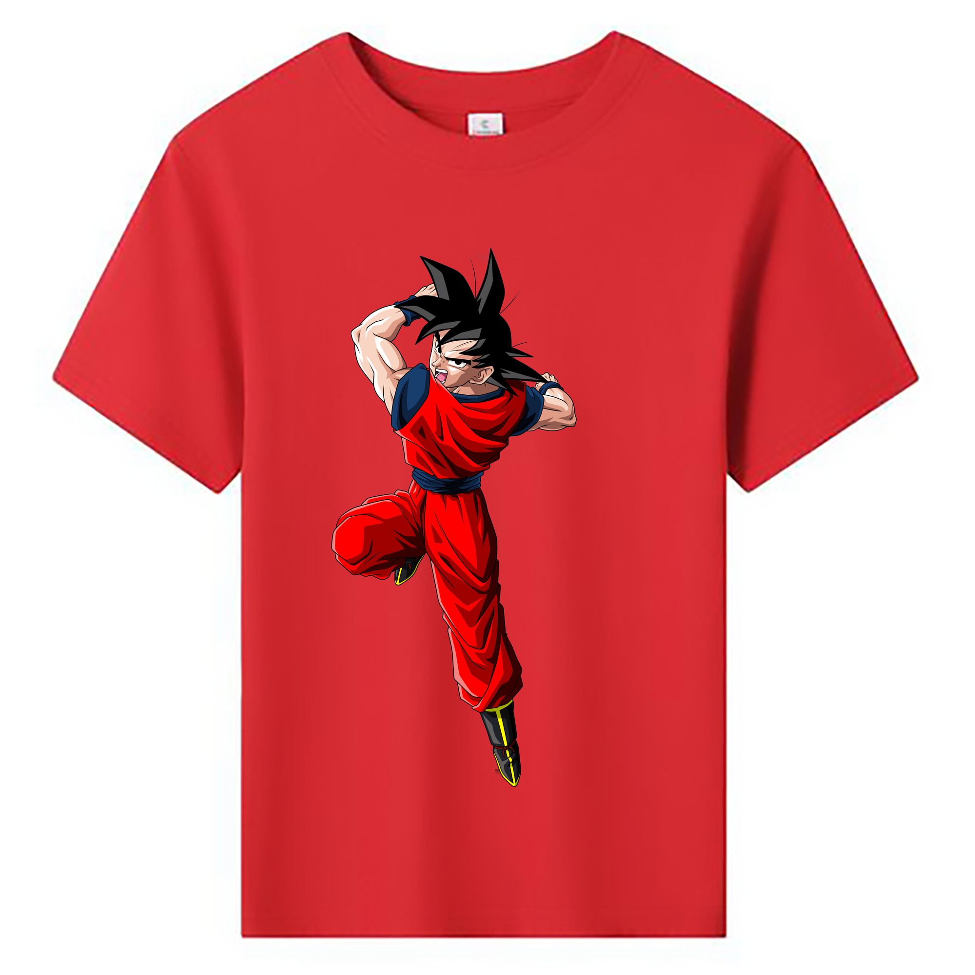 （画像用） ドラゴンボール 孫悟空（そん ごくう）Son Goku カカロット DRAGON BALL Kakarotto 綿100％キッズTシャツ（フロントプリント）