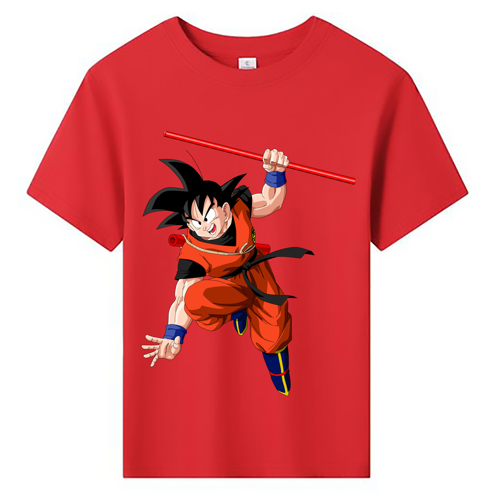 （画像用） ドラゴンボール 孫悟空（そん ごくう）Son Goku カカロット DRAGON BALL Kakarotto 綿100％キッズTシャツ（フロントプリント）