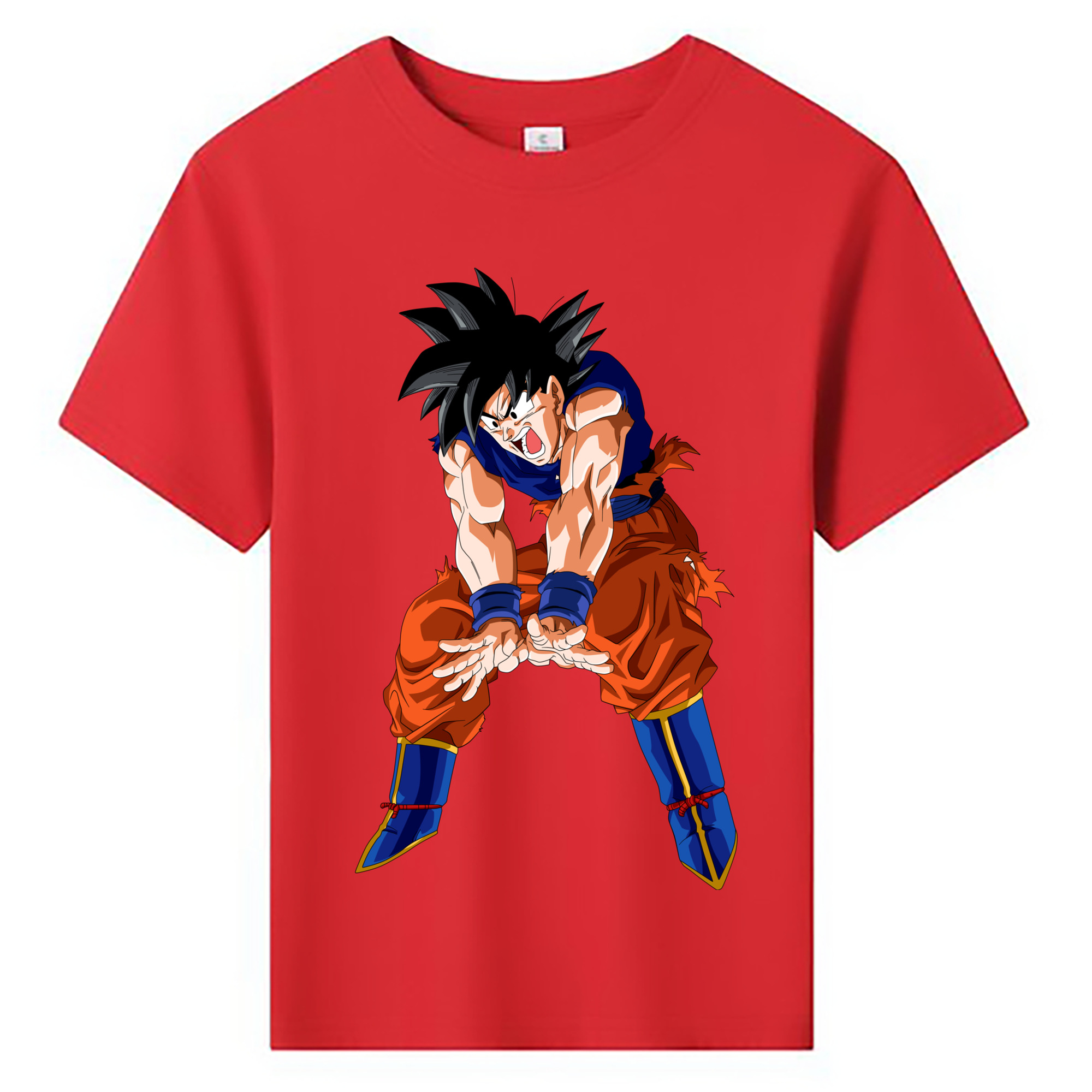（画像用） ドラゴンボール 孫悟空（そん ごくう）Son Goku カカロット DRAGON BALL Kakarotto 綿100％キッズTシャツ（フロントプリント）