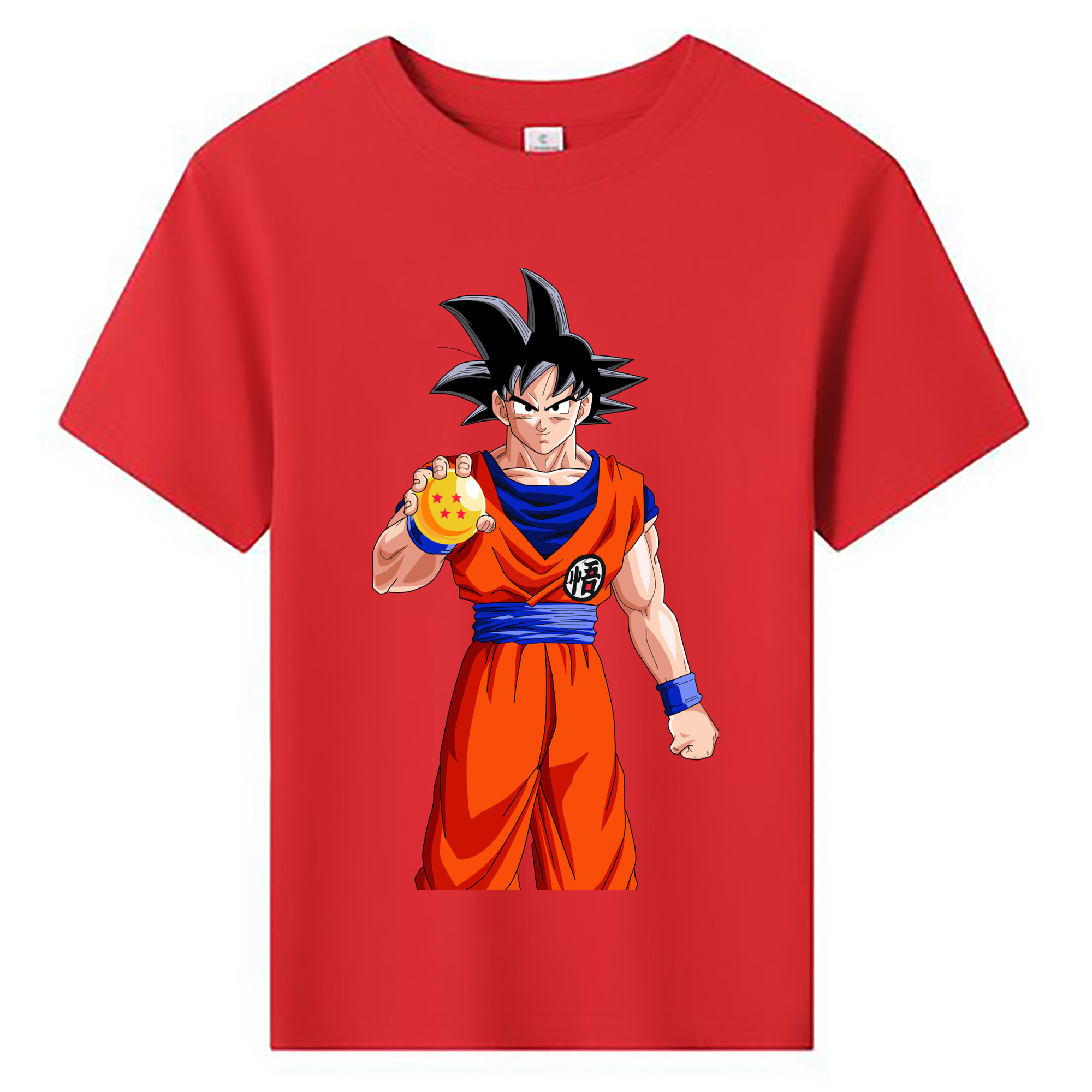 （画像用） ドラゴンボール 孫悟空（そん ごくう）Son Goku カカロット DRAGON BALL Kakarotto 綿100％キッズTシャツ（フロントプリント）