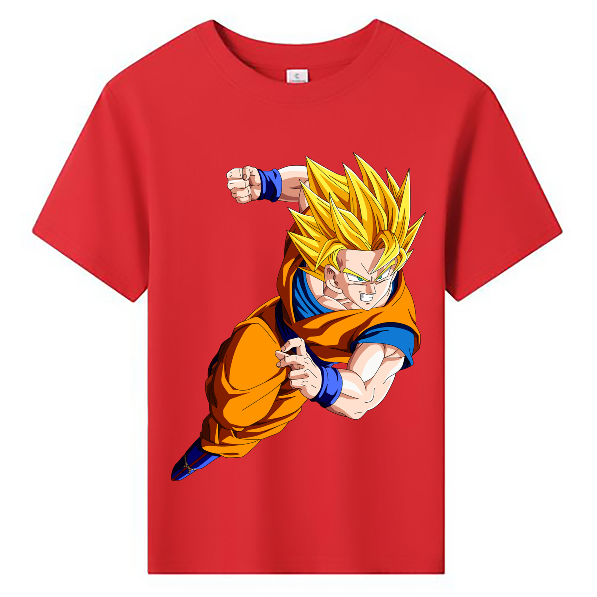 （画像用） ドラゴンボール 孫悟空（そん ごくう）Son Goku カカロット DRAGON BALL Kakarotto 綿100％キッズTシャツ（フロントプリント）