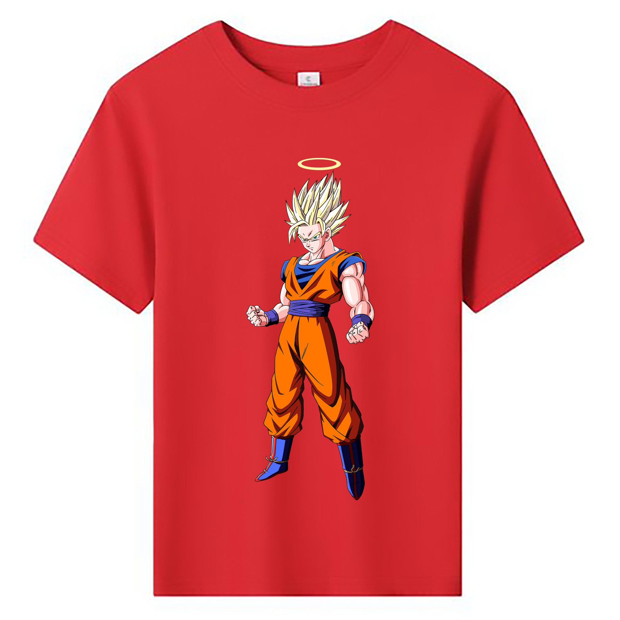 （画像用） ドラゴンボール 孫悟空（そん ごくう）Son Goku カカロット DRAGON BALL Kakarotto 綿100％キッズTシャツ（フロントプリント）