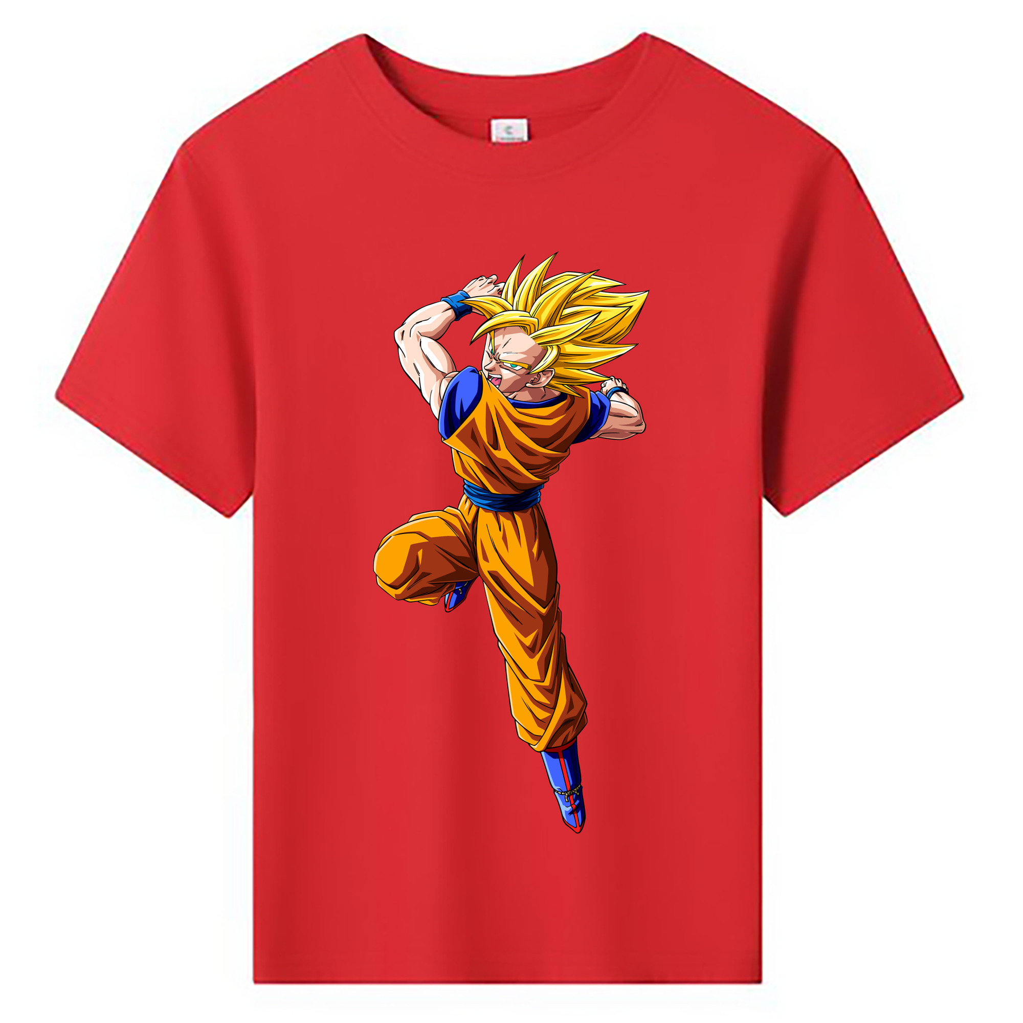 （画像用） ドラゴンボール 孫悟空（そん ごくう）Son Goku カカロット DRAGON BALL Kakarotto 綿100％キッズTシャツ（フロントプリント）