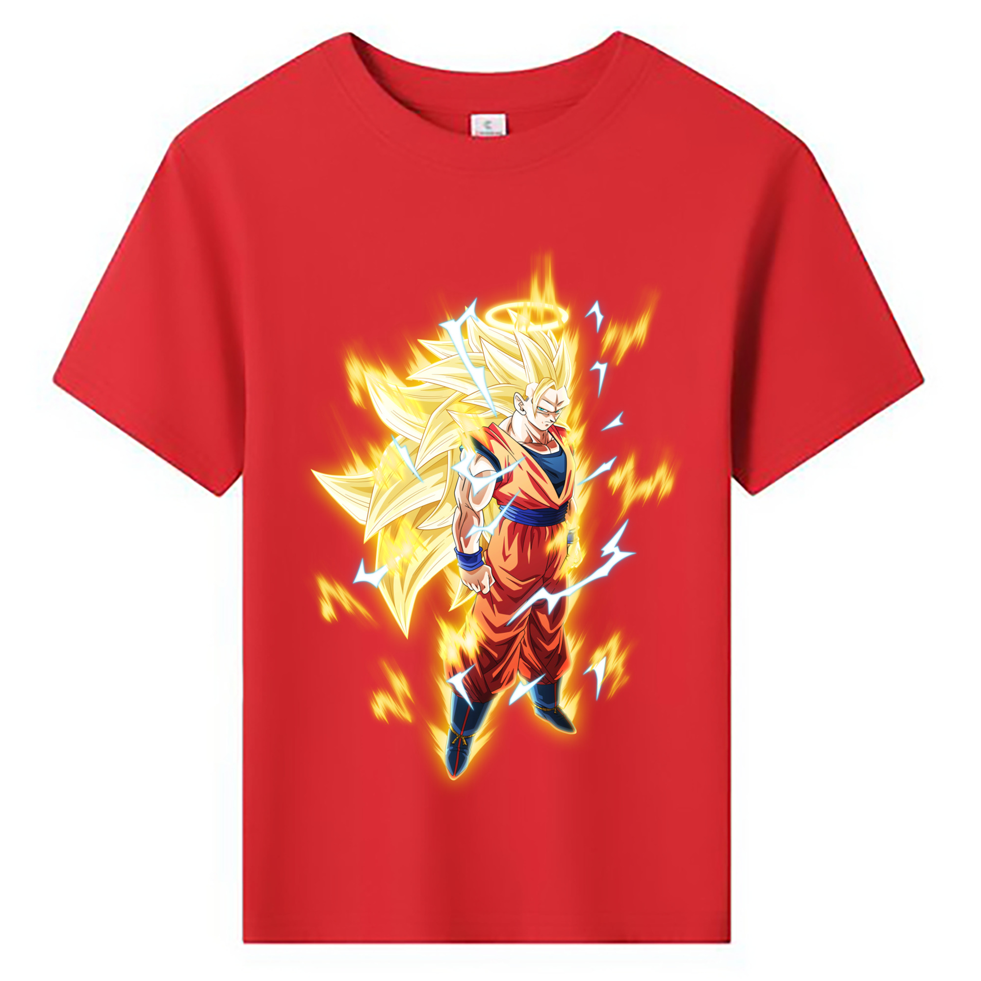 （画像用） ドラゴンボール 孫悟空（そん ごくう）Son Goku カカロット DRAGON BALL Kakarotto 綿100％キッズTシャツ（フロントプリント）