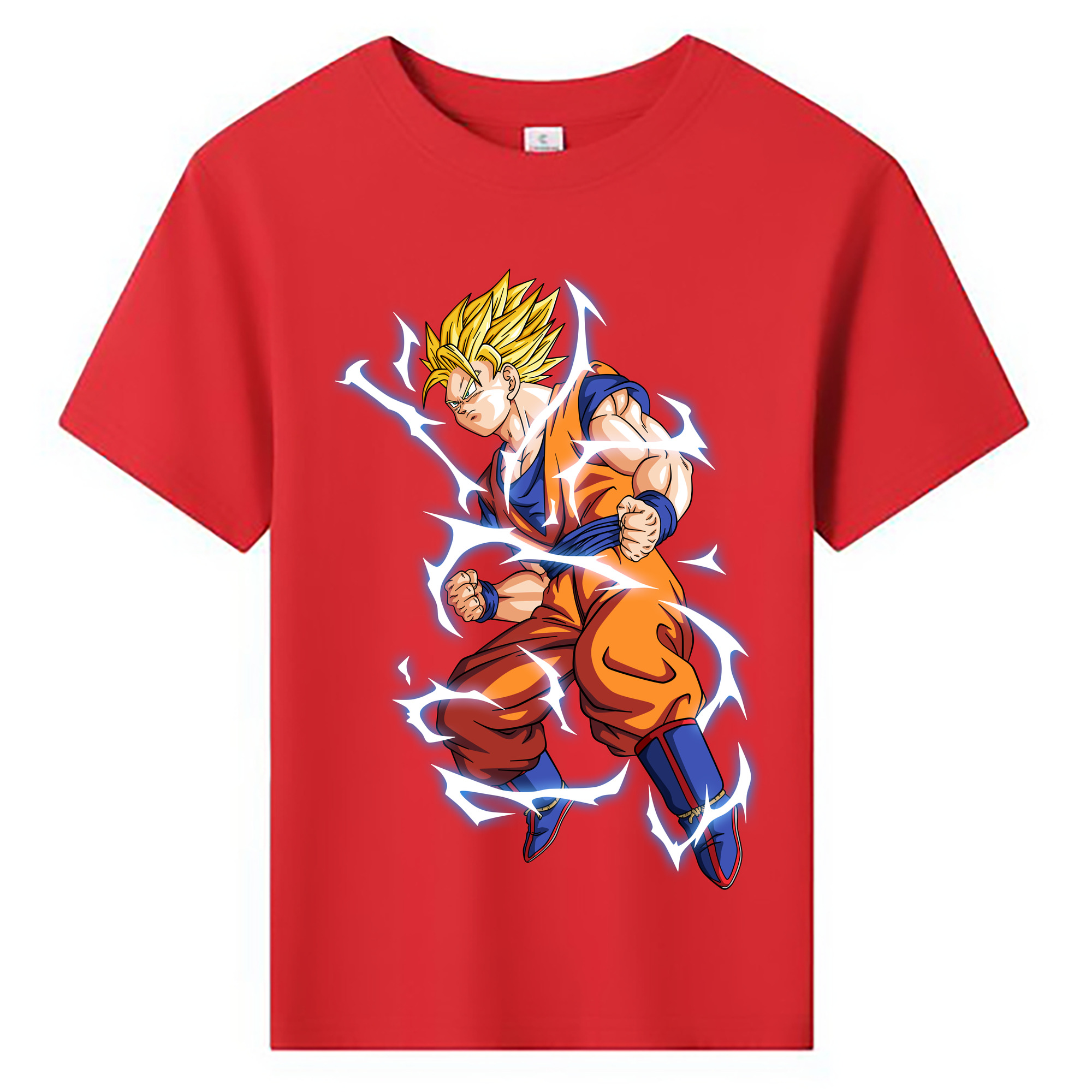 （画像用） ドラゴンボール 孫悟空（そん ごくう）Son Goku カカロット DRAGON BALL Kakarotto 綿100％キッズTシャツ（フロントプリント）