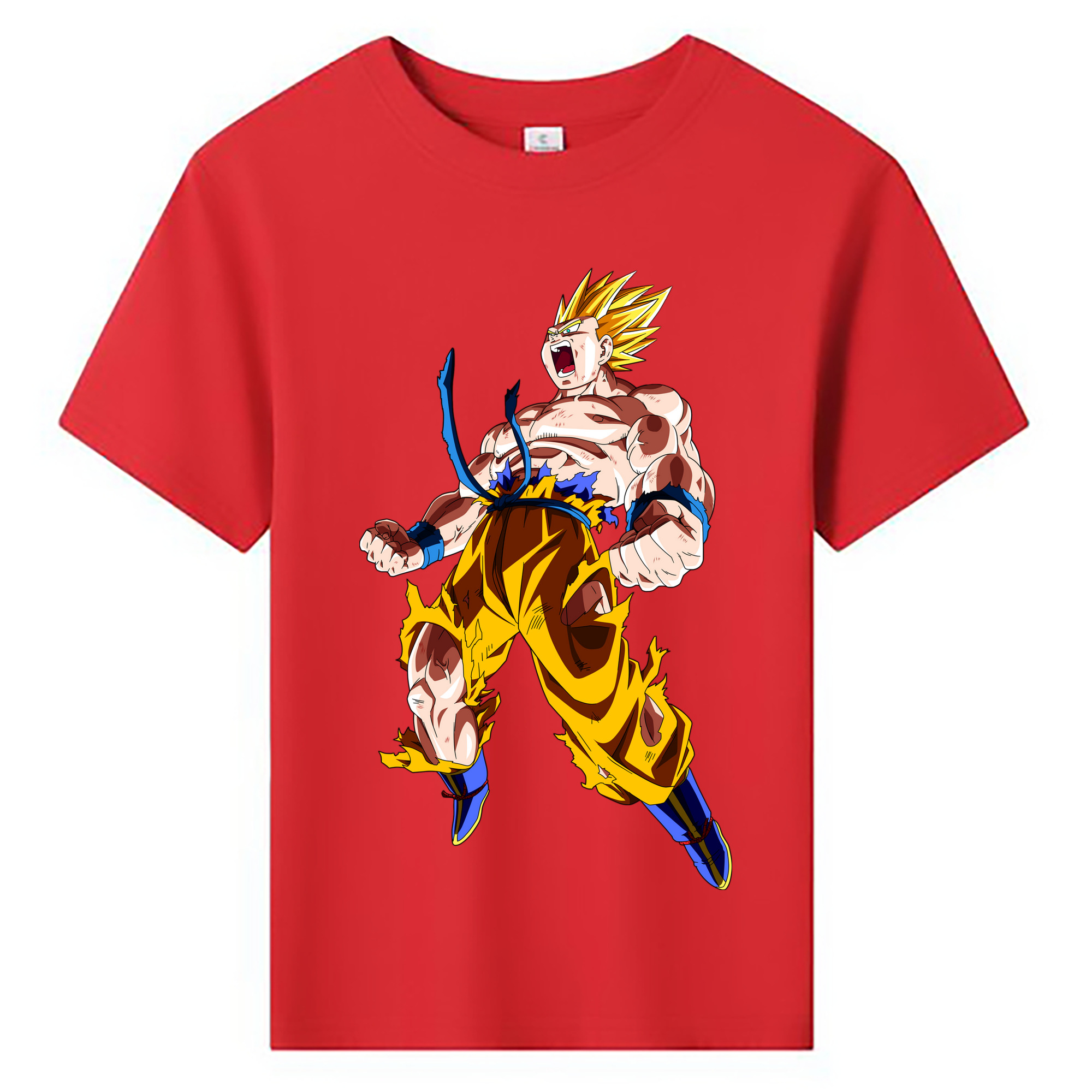 （画像用） ドラゴンボール 孫悟空（そん ごくう）Son Goku カカロット DRAGON BALL Kakarotto 綿100％キッズTシャツ（フロントプリント）