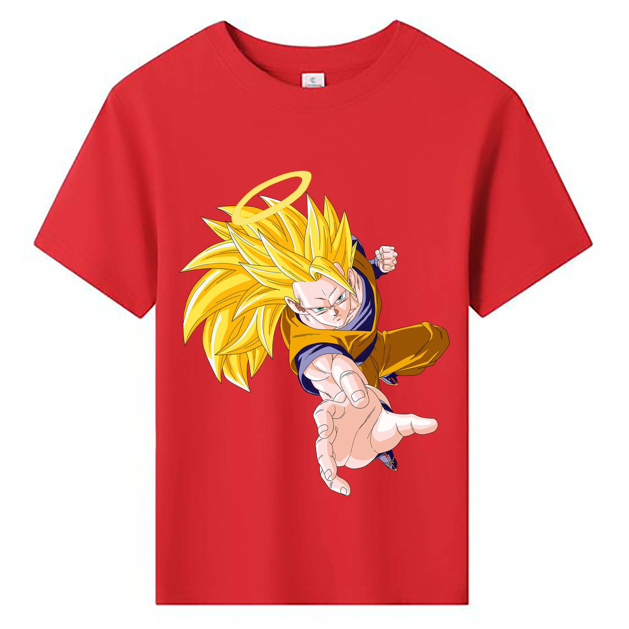 （画像用） ドラゴンボール 孫悟空（そん ごくう）Son Goku カカロット DRAGON BALL Kakarotto 綿100％キッズTシャツ（フロントプリント）